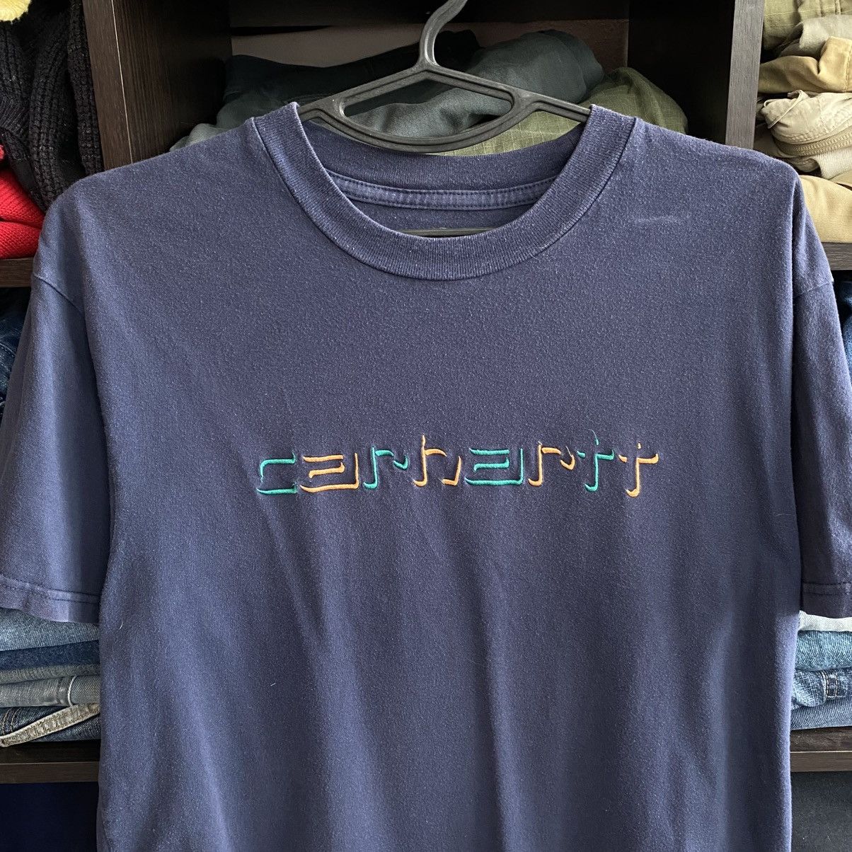 Carhartt Wip Vintage Carhartt Wip big logo y2k streetwear opium tee Size US S / EU 44-46 / 1 - 2 Thumbnail