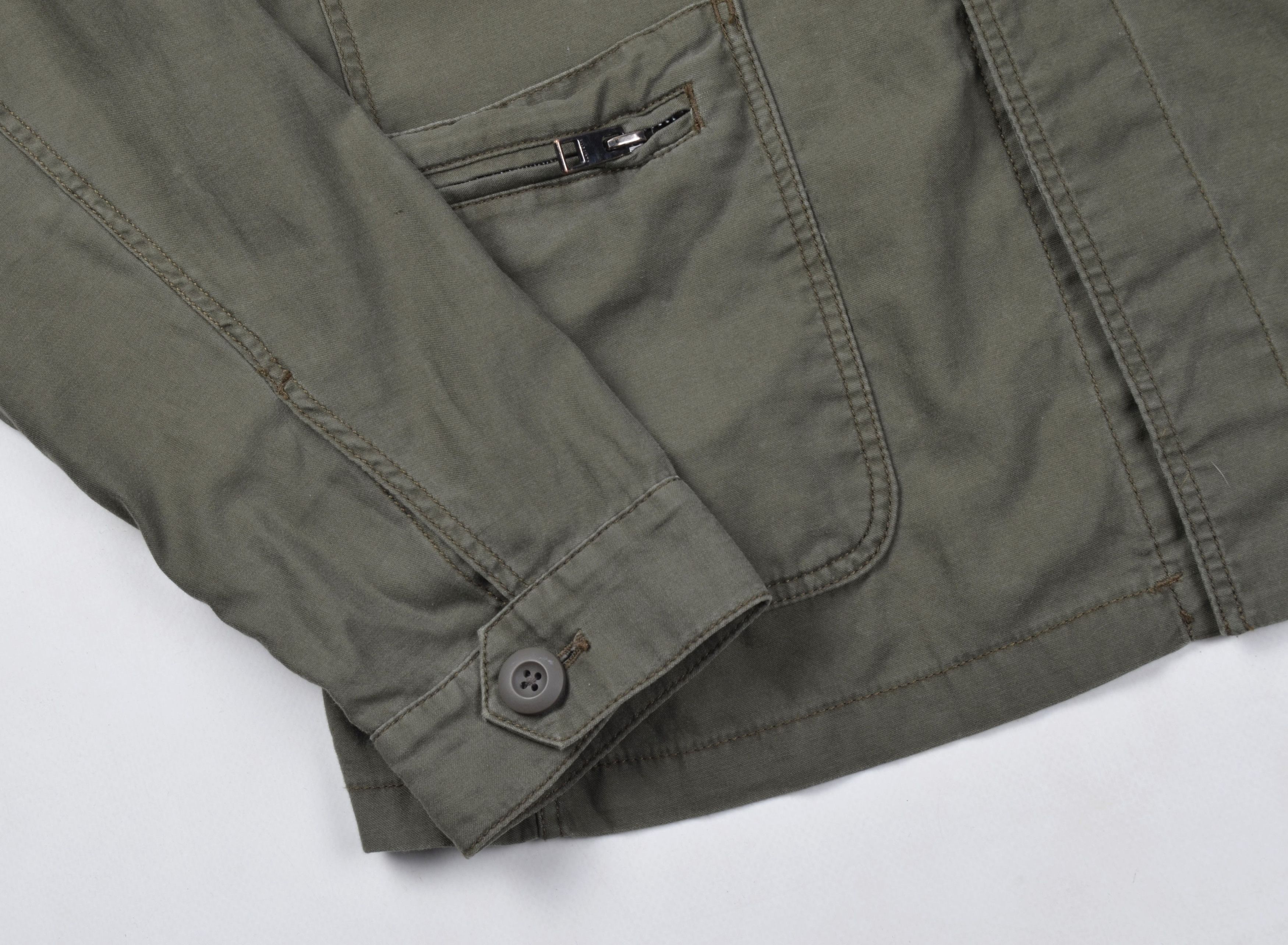 Allsaints Allsaints Khaki Long Sleeve Overshirt Sierra Jacket Size US M / EU 48-50 / 2 - 4 Thumbnail