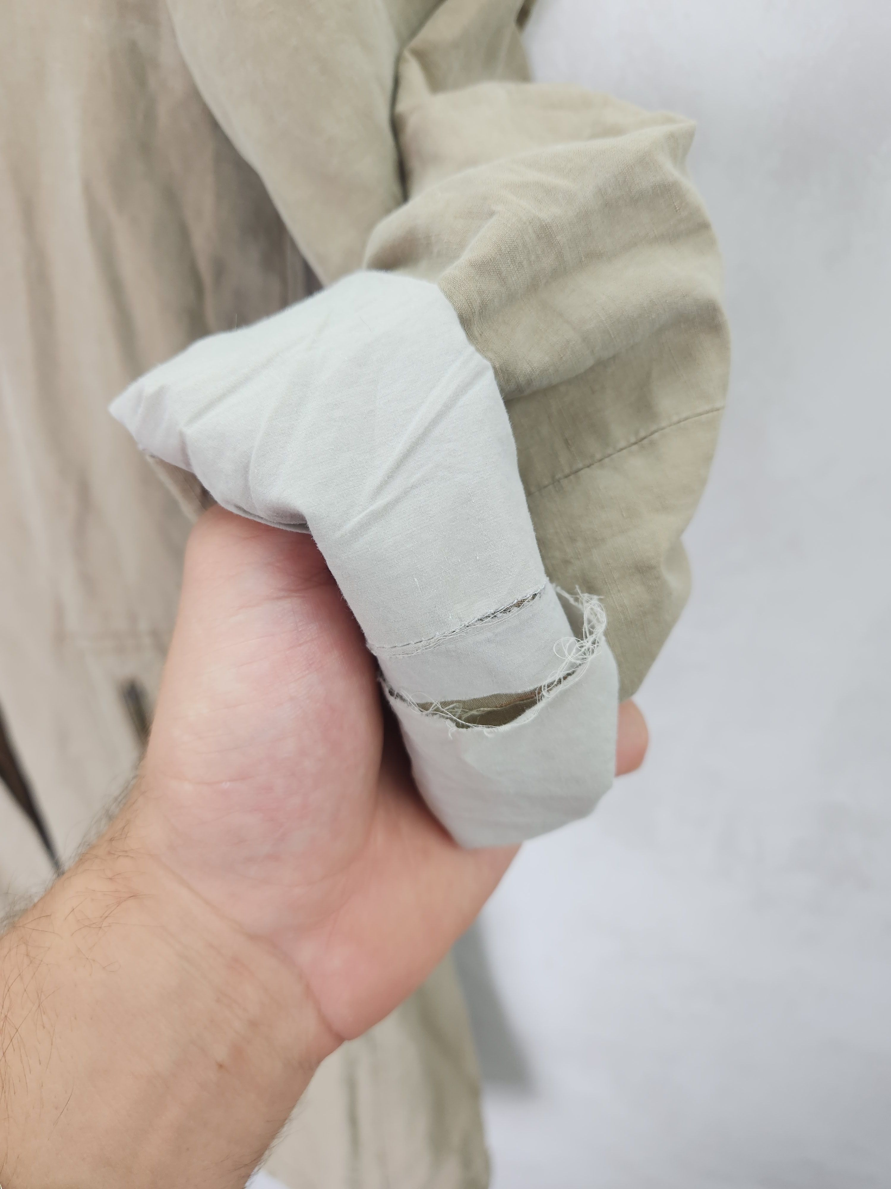 Brunello Cucinelli Brunello cucinelli cotton beige jacket button ups size L Size L / US 10 / IT 46 - 13 Thumbnail