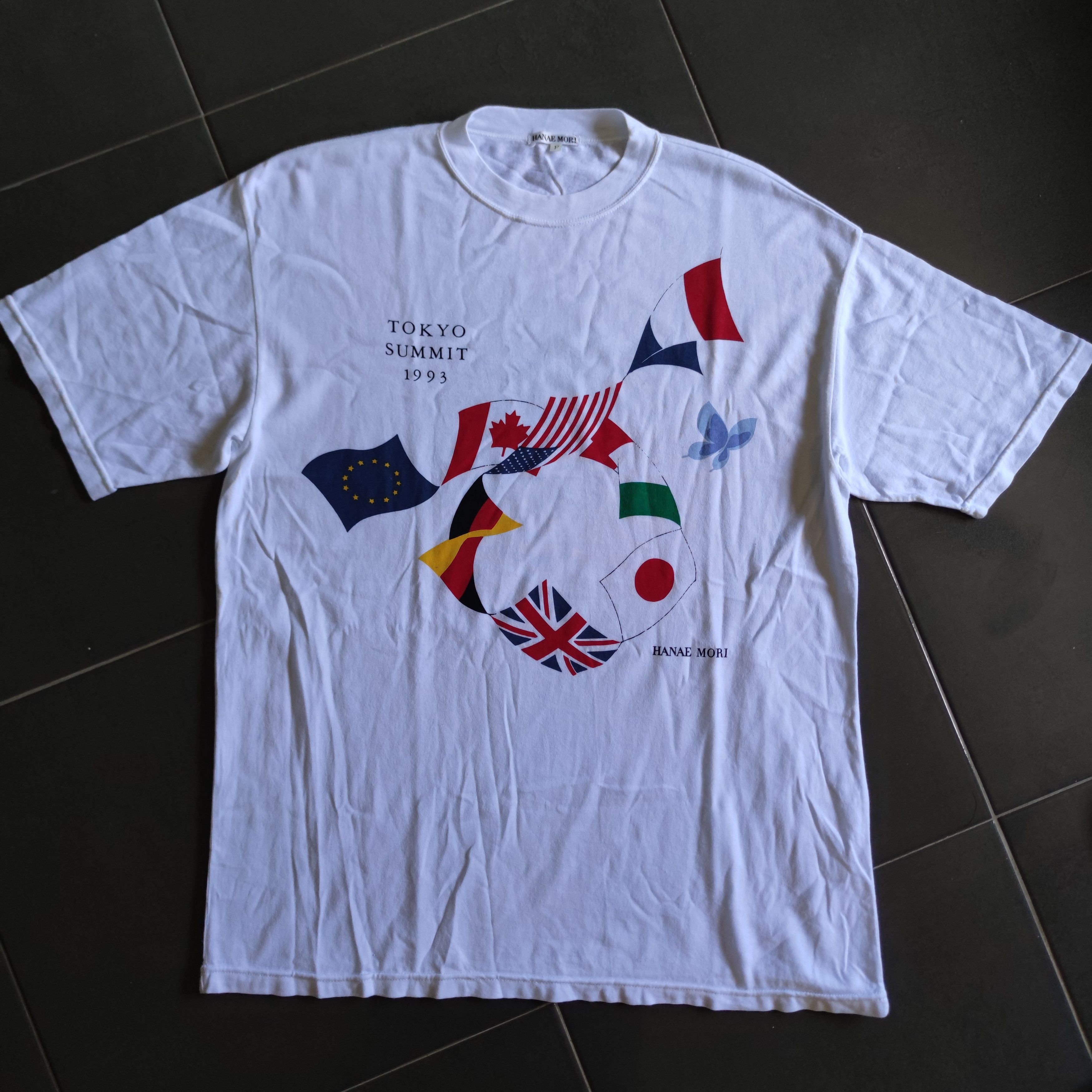 レアTOKYO SUMMIT 1993 TシャツHANAE MORI