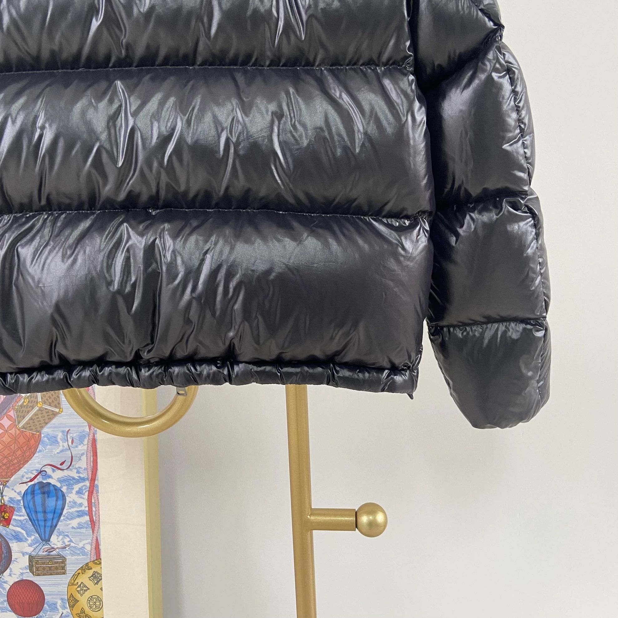 Moncler Moncler Black Glossy Puffer Jacket Size 1 Size US S / EU 44-46 / 1 - 6 Thumbnail