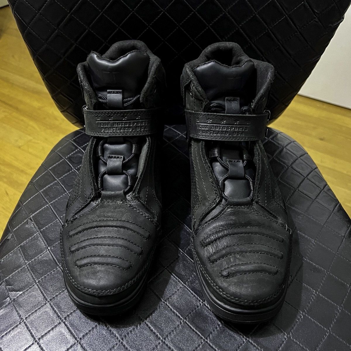 ICON Motorsports ICON Truant hybrid sneaker boots black moto streetwear 10.5 Size US 10.5 / EU 43-44 - 2 Thumbnail