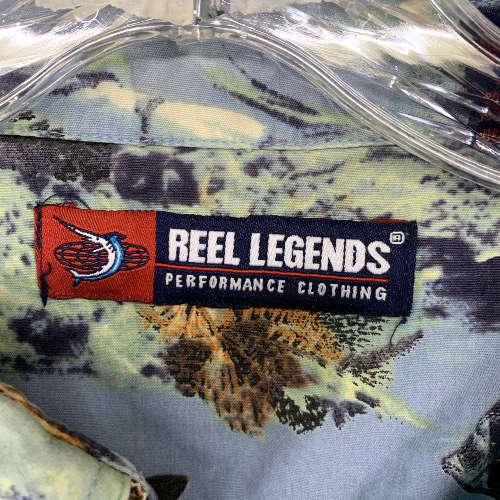 Vintage VINTAGE Reel Legends Men's Fishing Shirt XL Short Sleeve Casual Nautical Cotton Blue 90s Beach Size US XL / EU 56 / 4 - 5 Thumbnail