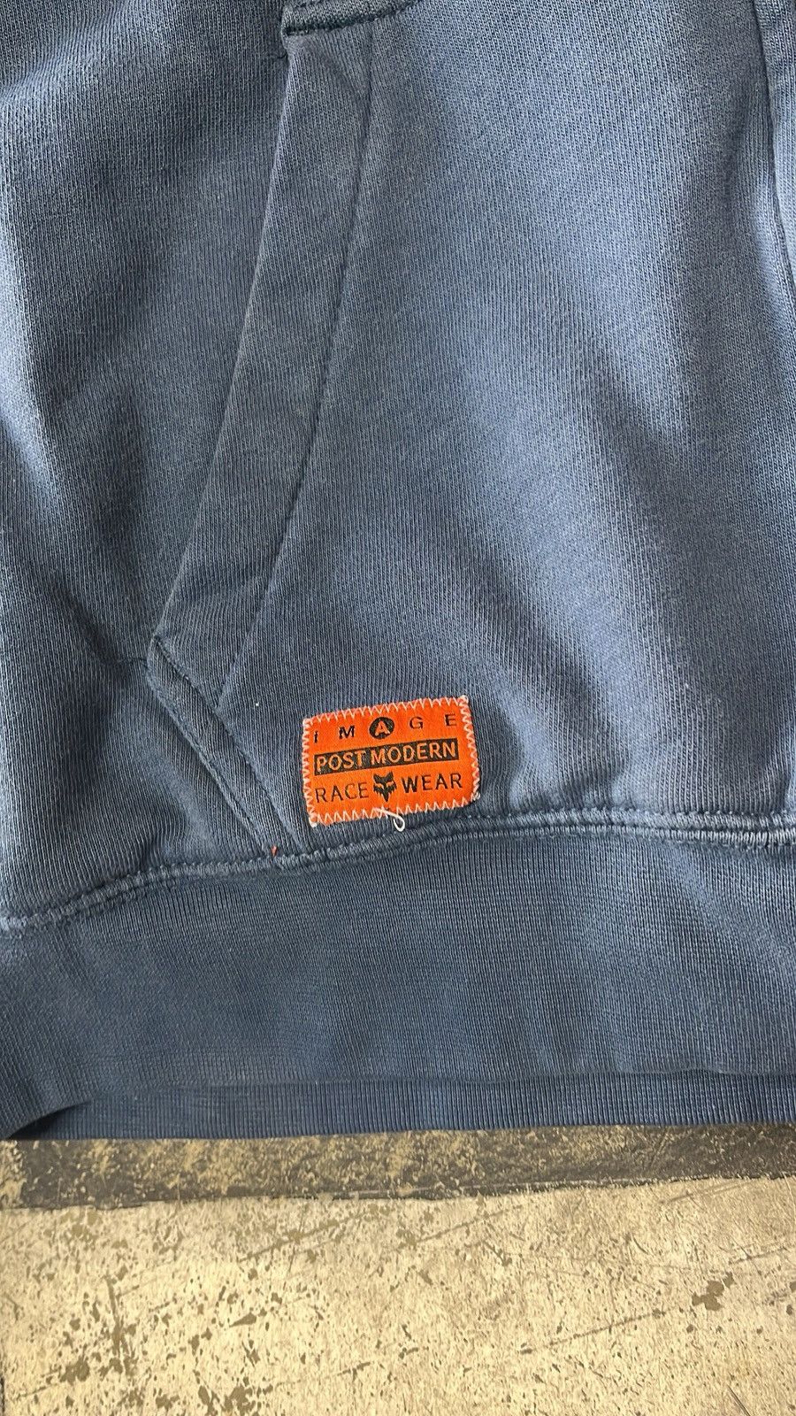 Fox Racing × Vintage Vintage Blue Sherpa Lined Fox Racing Zip-Up Hoodie Size US M / EU 48-50 / 2 - 4 Thumbnail