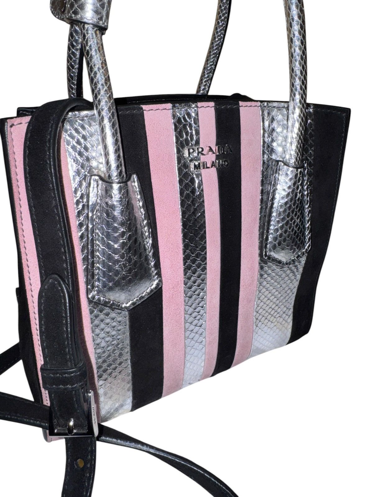 Prada Prada Camoscio Ayers 2 Way Tote, Dust Bag Size ONE SIZE - 2 Thumbnail