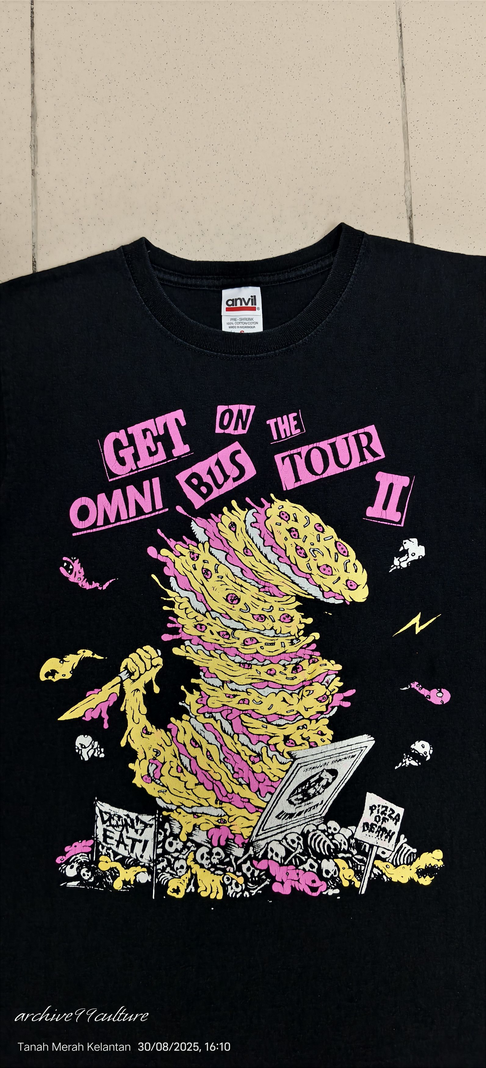 Band Tees PIZZA OF DEATH GET ON THE OMNI BUS TOUR Ⅱ Size US S / EU 44-46 / 1 - 6 Thumbnail