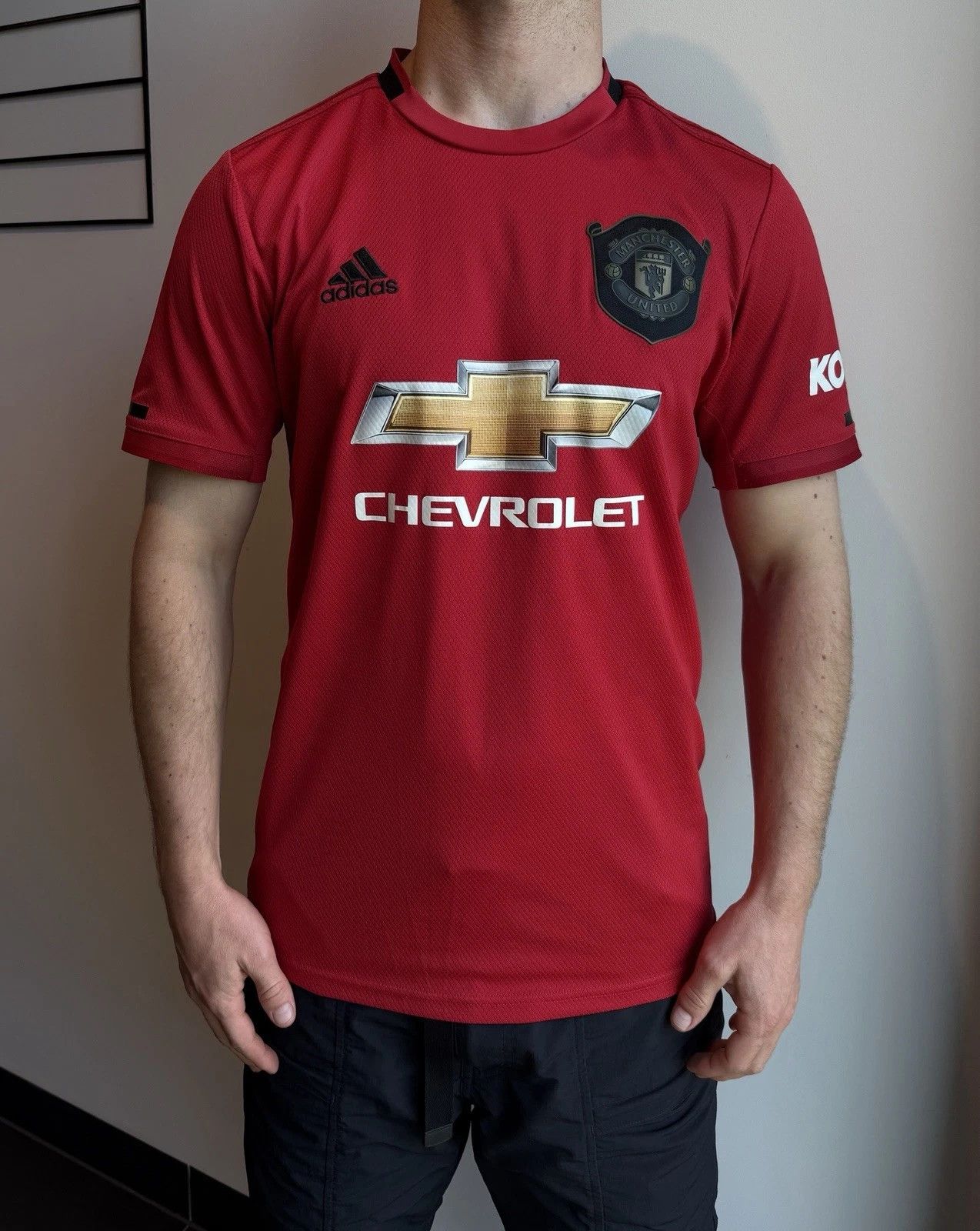 Adidas Manchester United 2019 2020 Home Jersey Shirt Soccer Size US M / EU 48-50 / 2 - 1 Thumbnail