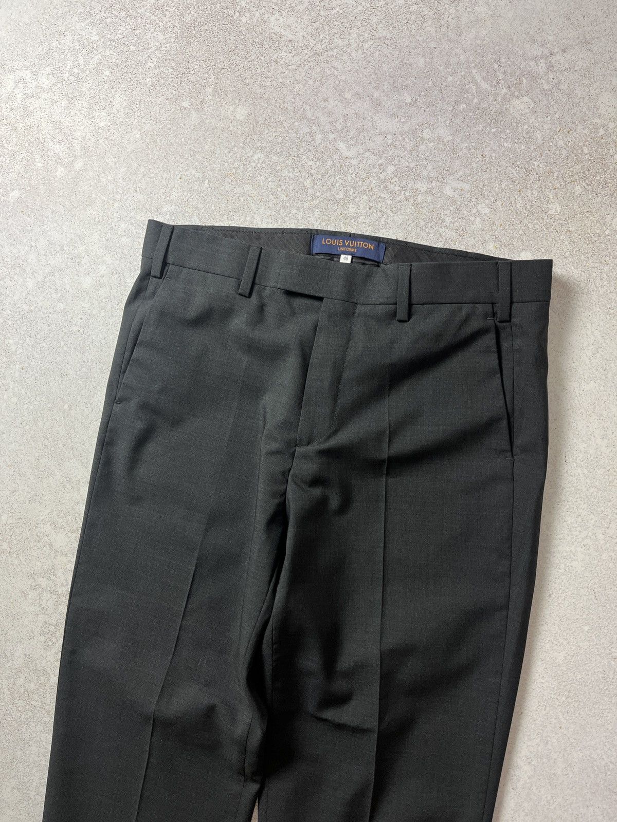 Louis Vuitton DDP Louis Vuitton Uniforms Virgin Wool Cigaret Trousers A Size US 32 / EU 48 - 3 Thumbnail
