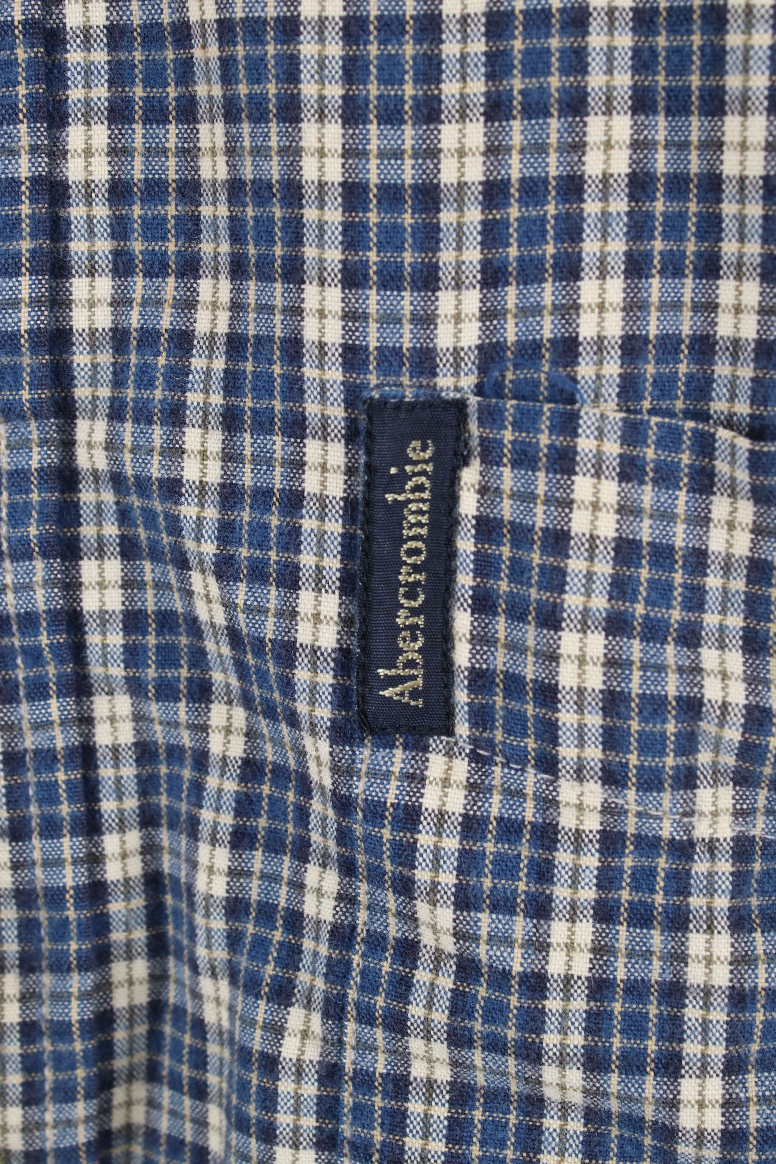 Abercrombie & Fitch × Vintage Vintage 90s Y2K Abercrombie & Fitch Button Down Shirt Plaid Size US S / EU 44-46 / 1 - 4 Thumbnail
