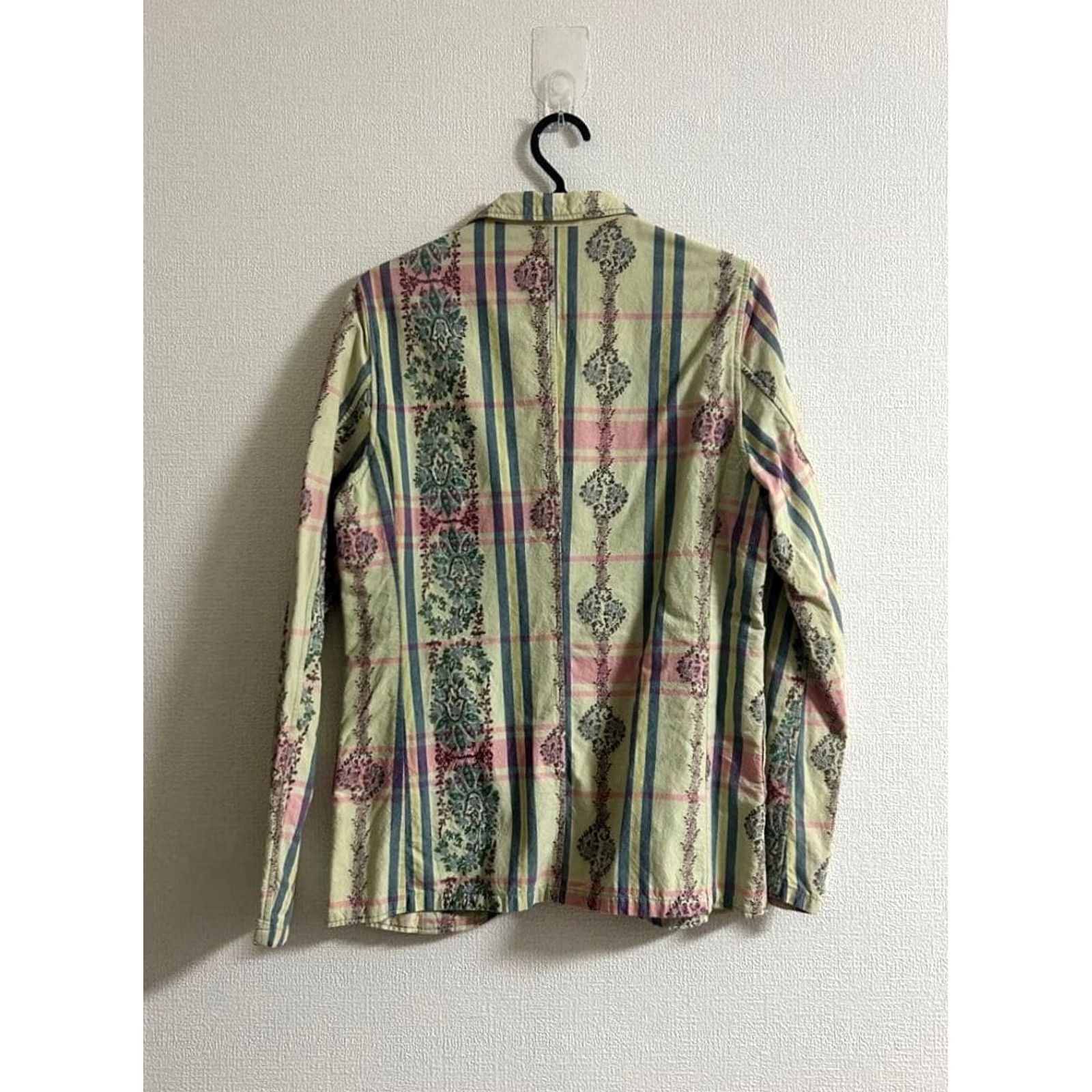 Kapital KAPITAL Check Tailored Jacket Green Ladies L Casual Patterned Jacket Size US L / EU 52-54 / 3 - 2 Thumbnail
