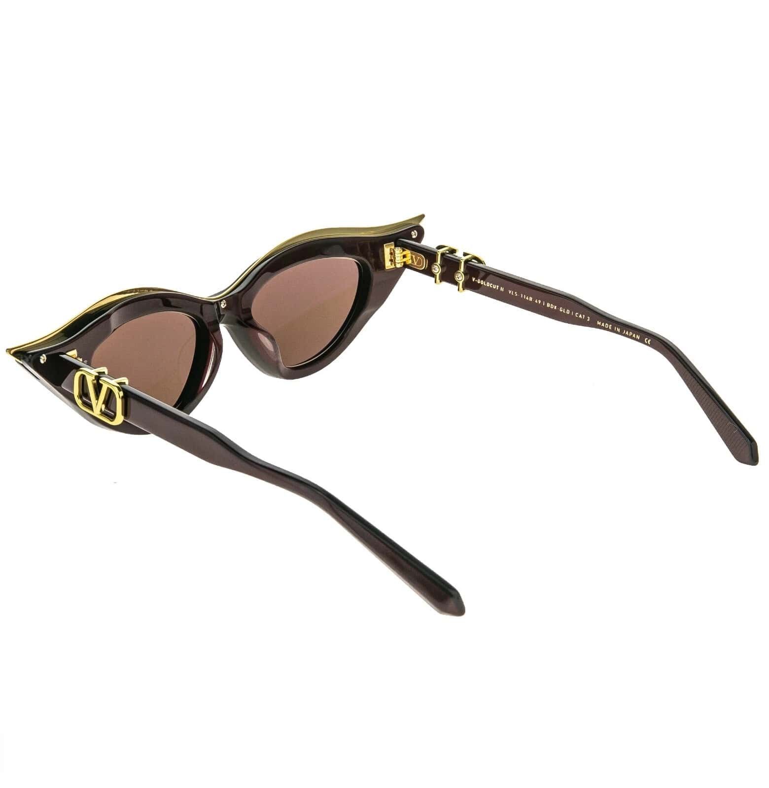 Valentino VALENTINO VLS114 V GOLDCUT II VLS 114B Fashion Sunglass Size ONE SIZE - 3 Thumbnail