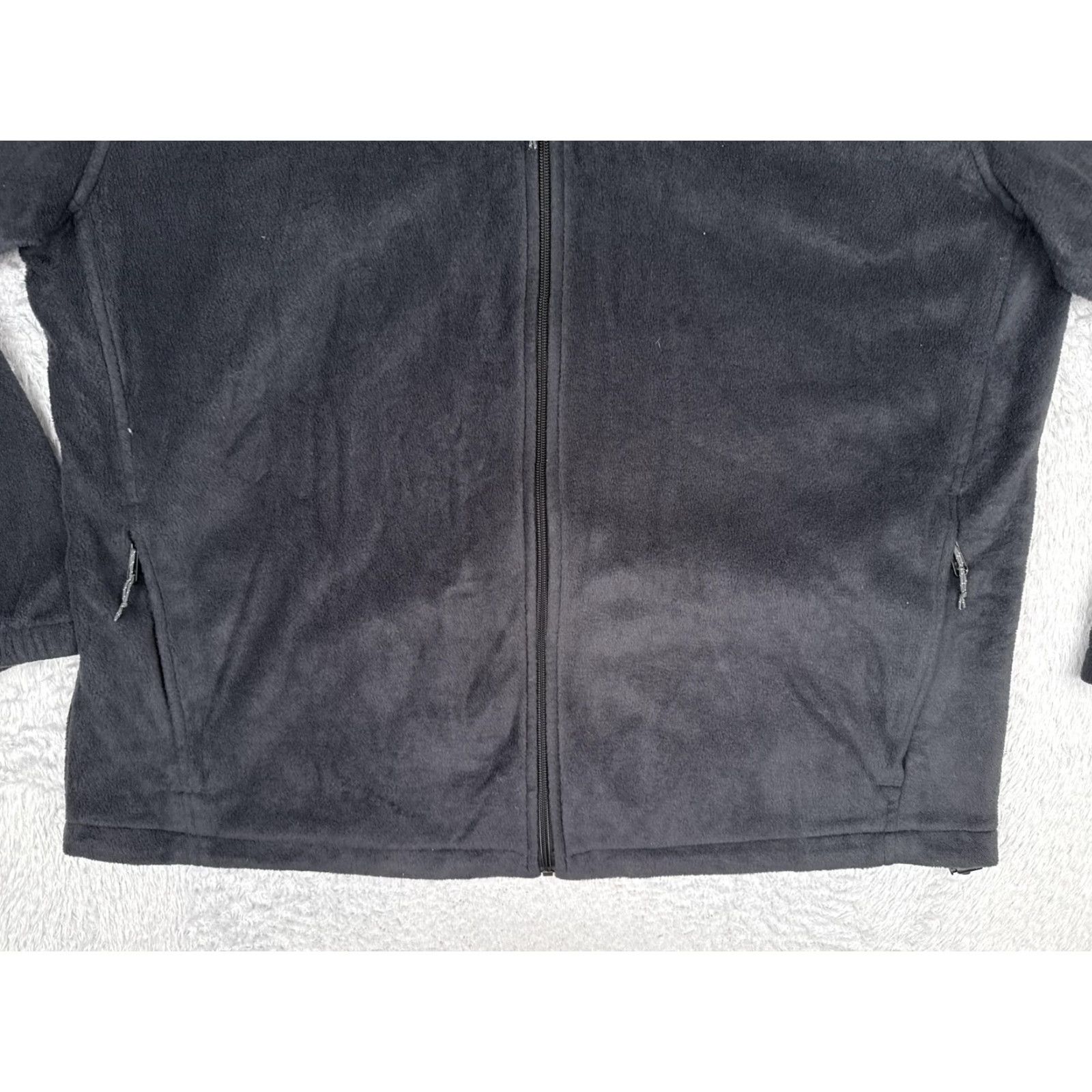 Vintage Columbia Jacket Mens 2XL Black Full Zip Pockets Fleece Outdoor Hiking Warm Size US XXL / EU 58 / 5 - 5 Thumbnail