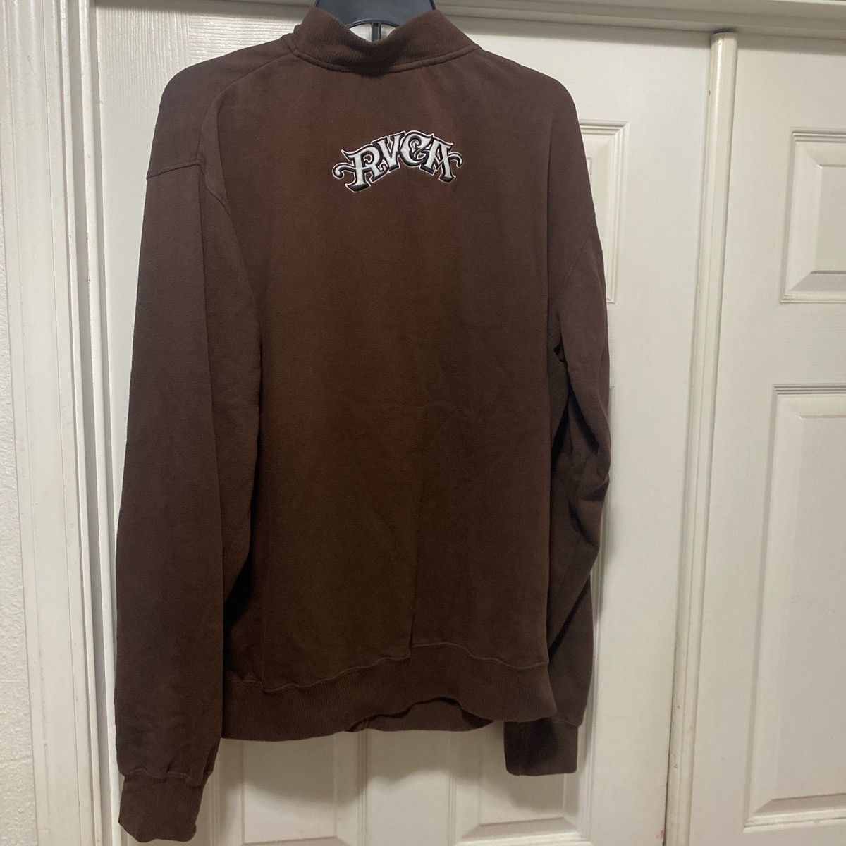 RVCA Mens RVCA Brown Full Zip Hoodie Size US XL / EU 56 / 4 - 4 Thumbnail