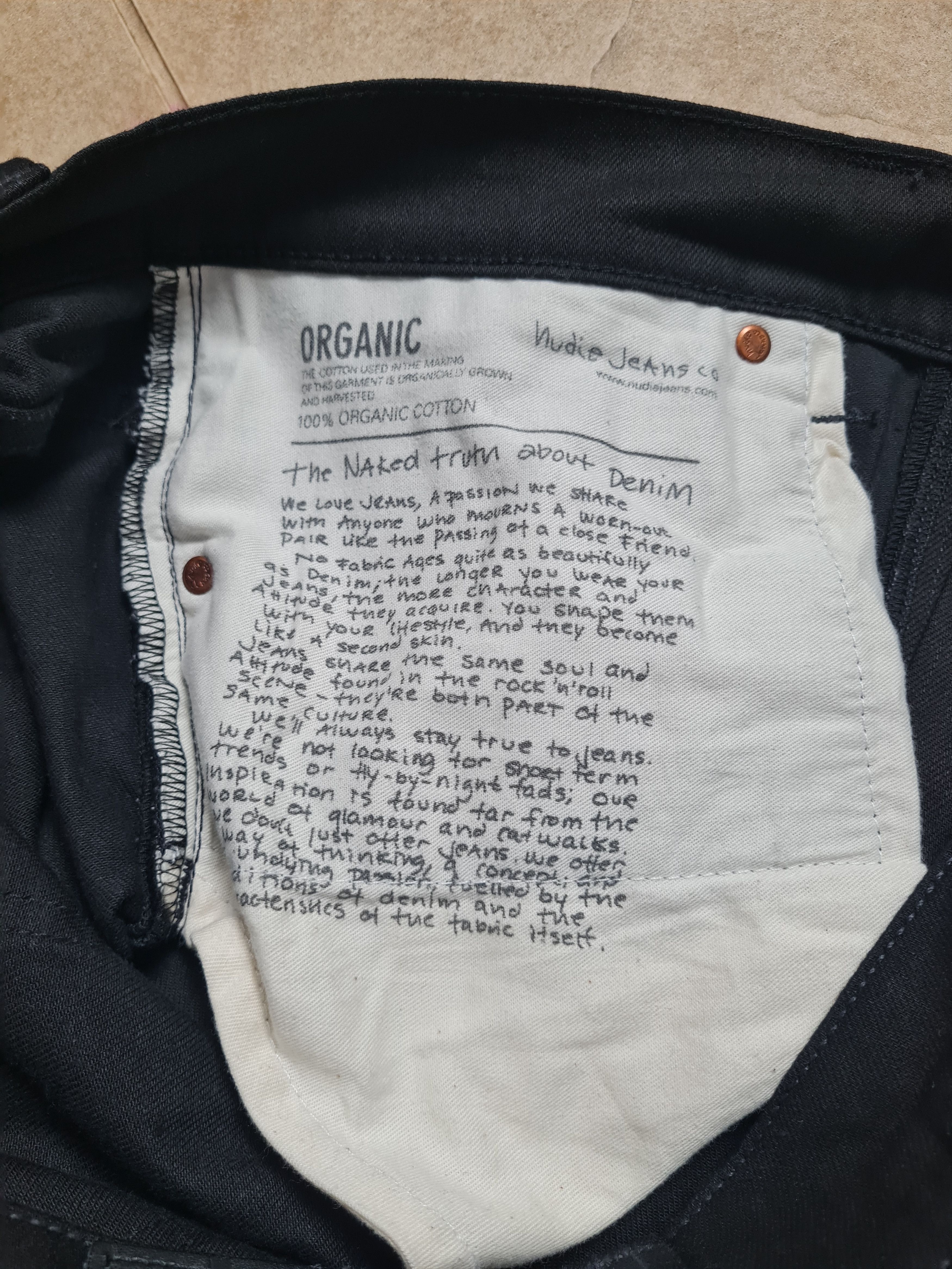 Nudie Jeans Vintage Denim Nudie Jeans Brute Knut Dry Cold Black 36/32 Size US 36 / EU 52 - 9 Thumbnail