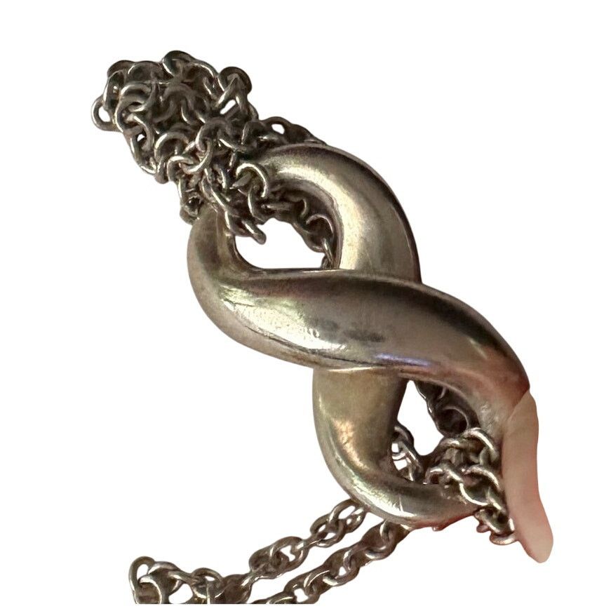 Tiffany & Co. Tiffany & Co Infinity Double Chain Pendant and Necklace Size ONE SIZE - 14 Thumbnail