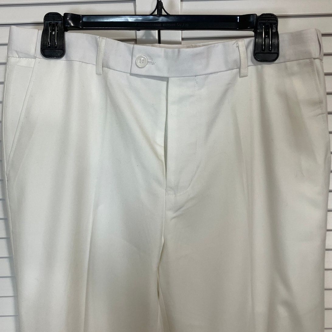 Other Wehilion Vintage Ivory Flat-front Slim Fit Pants Mens S Size US 34 / EU 50 - 3 Thumbnail