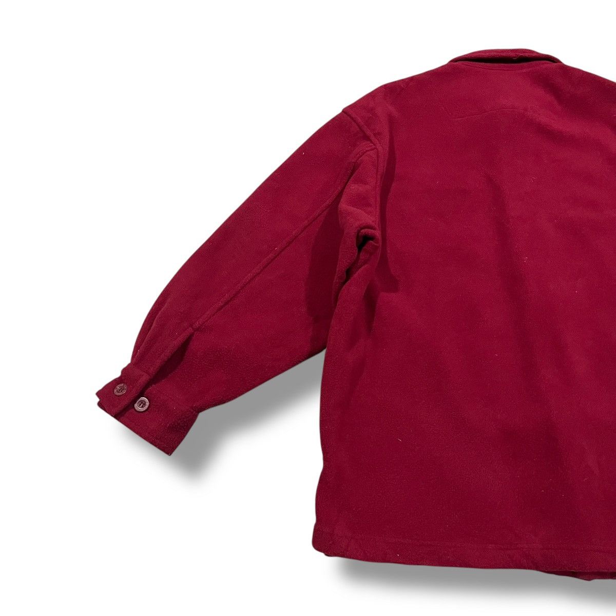 Converse × Vintage VINTAGE 90s CONVERSE FUR FLEECE JACKET Size US L / EU 52-54 / 3 - 11 Thumbnail