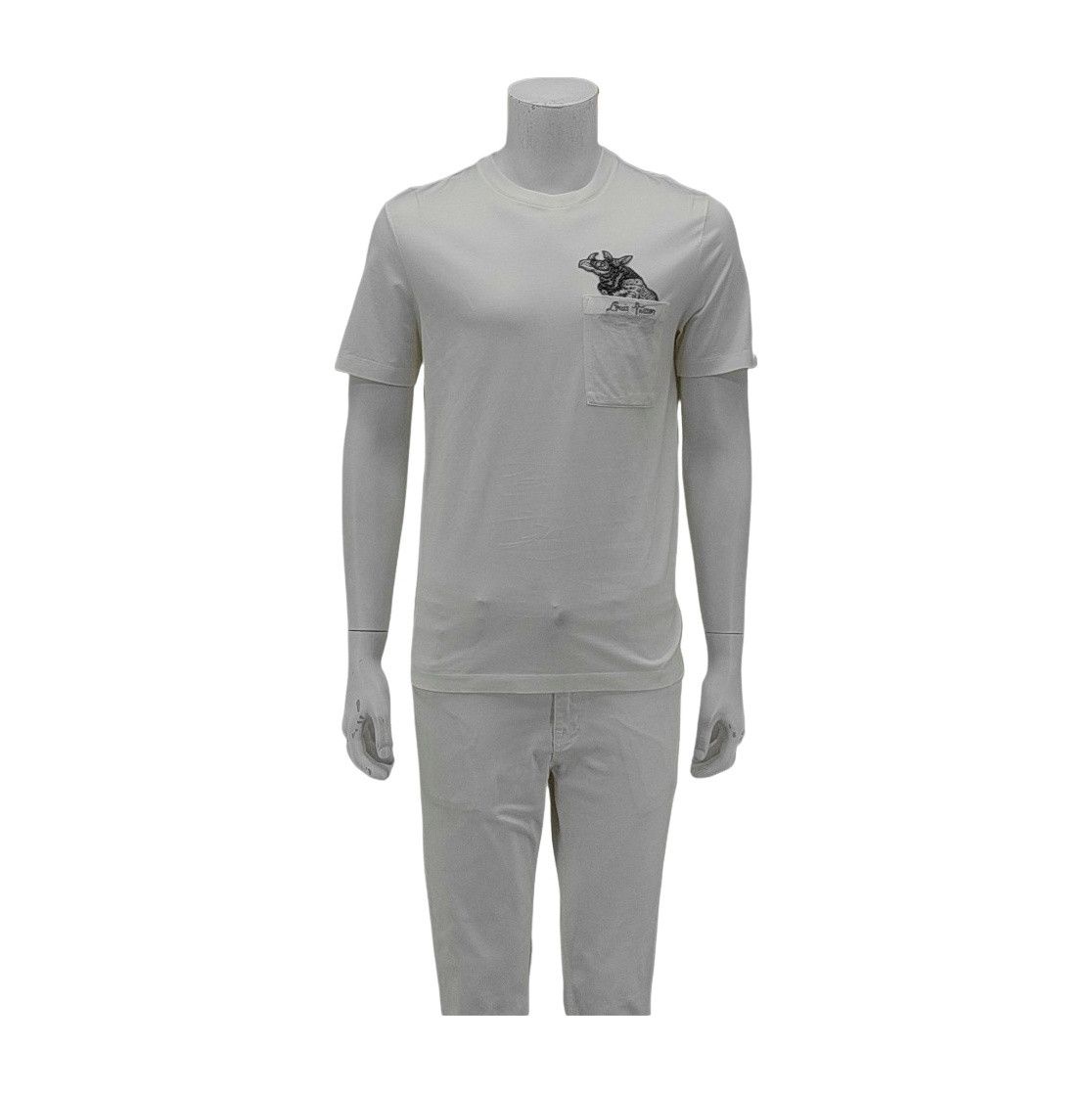 Louis Vuitton Louis Vuitton Rhino Pocket T-Shirt Size M Size US M / EU 48-50 / 2 - 1 Thumbnail