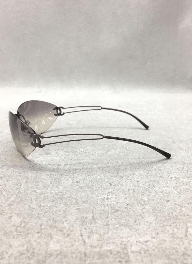 Chanel Chanel Sunglasses 4049 Rhinestone CC 4017 Rimless Vintage Size ONE SIZE - 3 Thumbnail