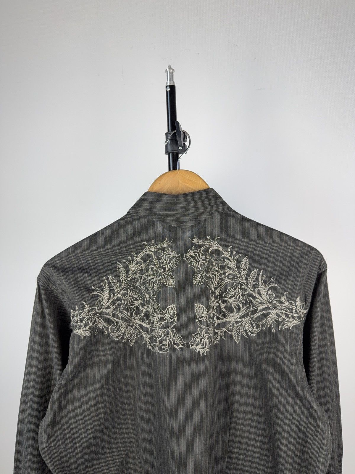 Vintage Stars & Stripes Western Cowboy USA Style Black Embroidery Size US M / EU 48-50 / 2 - 7 Thumbnail