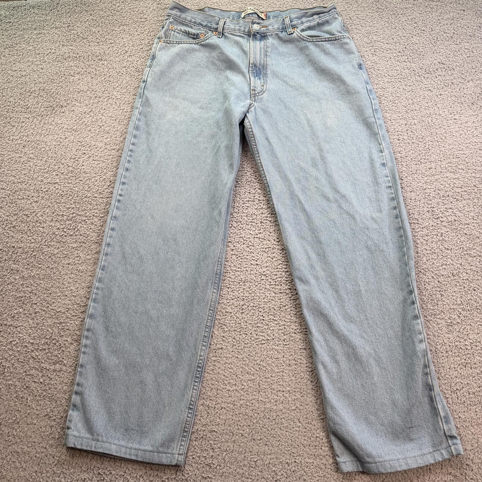 Levi's Vintage Y2K Levis 550 Relaxed Fit Baggy Light Wash Jeans 36 Size US 36 / EU 52 - 1 Thumbnail