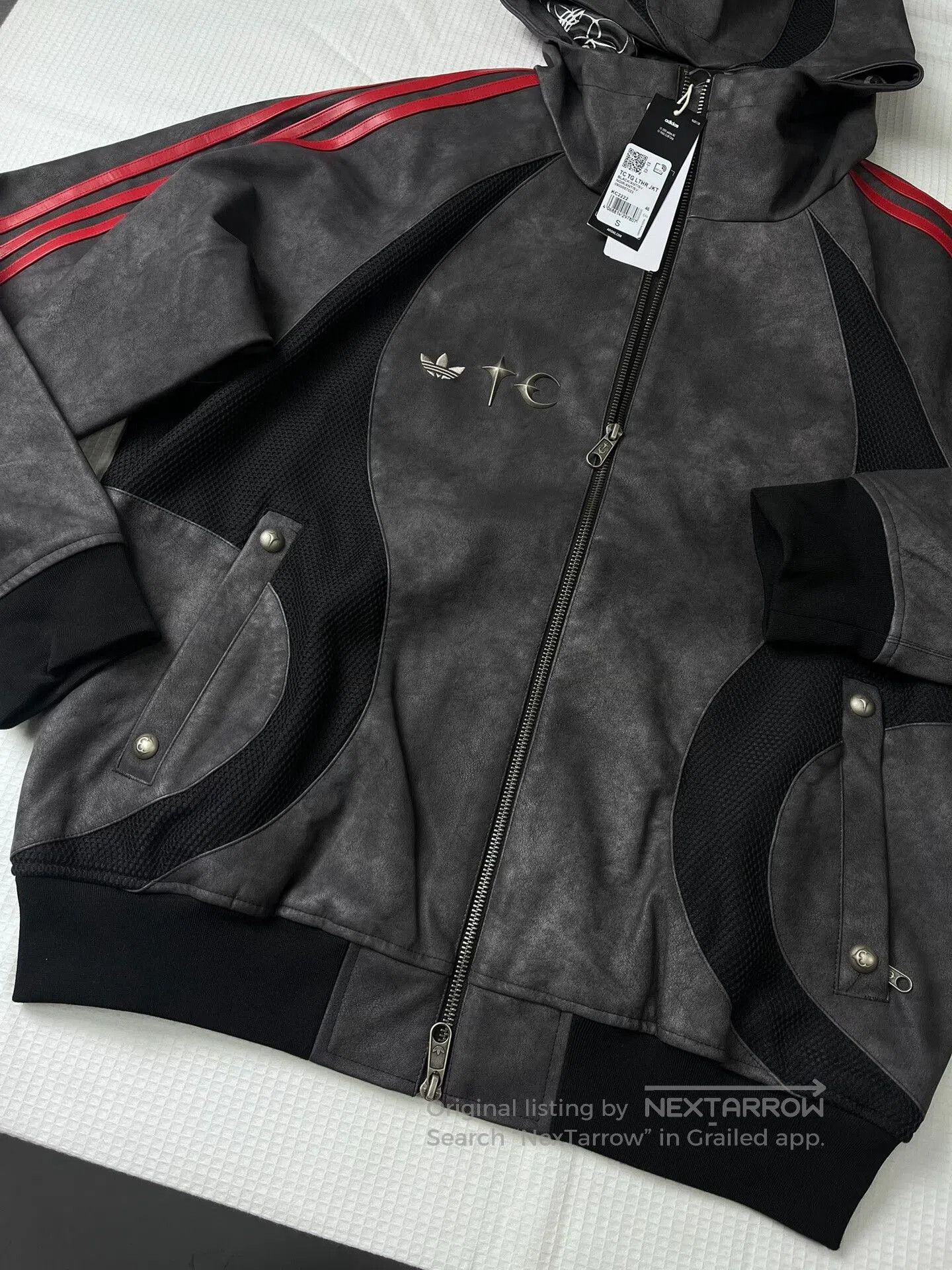 Adidas adidas originals x THUG CLUB LTHR JKT. Size US S / EU 44-46 / 1 - 4 Thumbnail