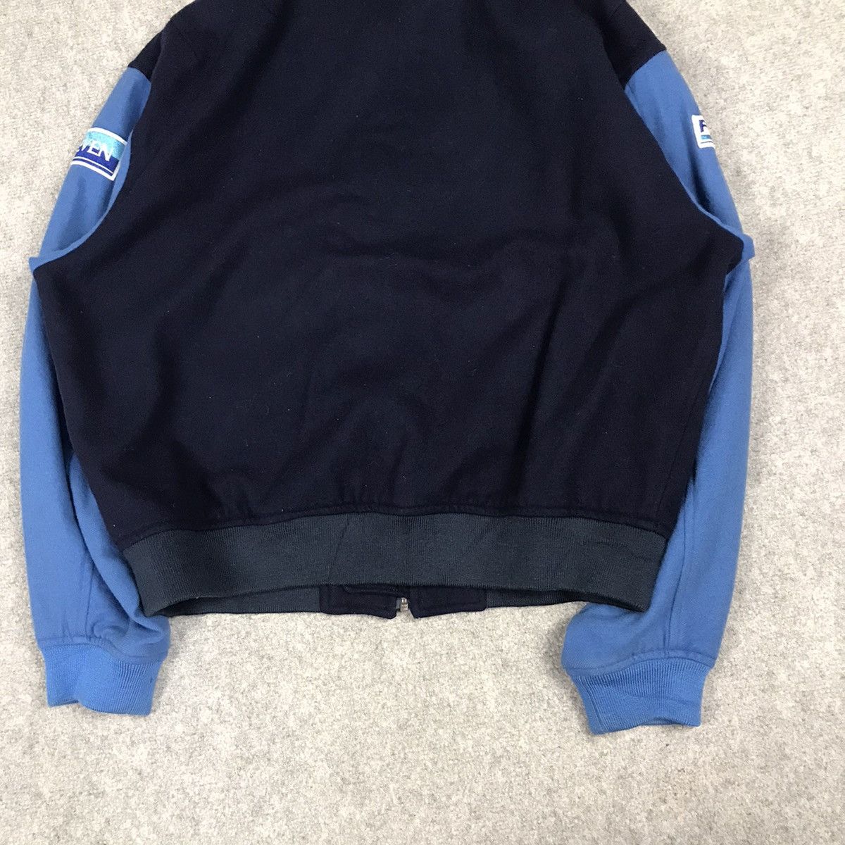 Gear for Sports × United Colors Of Benetton 2000s BENETTON FORMULA 1 X MILD SEVEN WOOL BOMBER JACKET Size US M / EU 48-50 / 2 - 11 Thumbnail