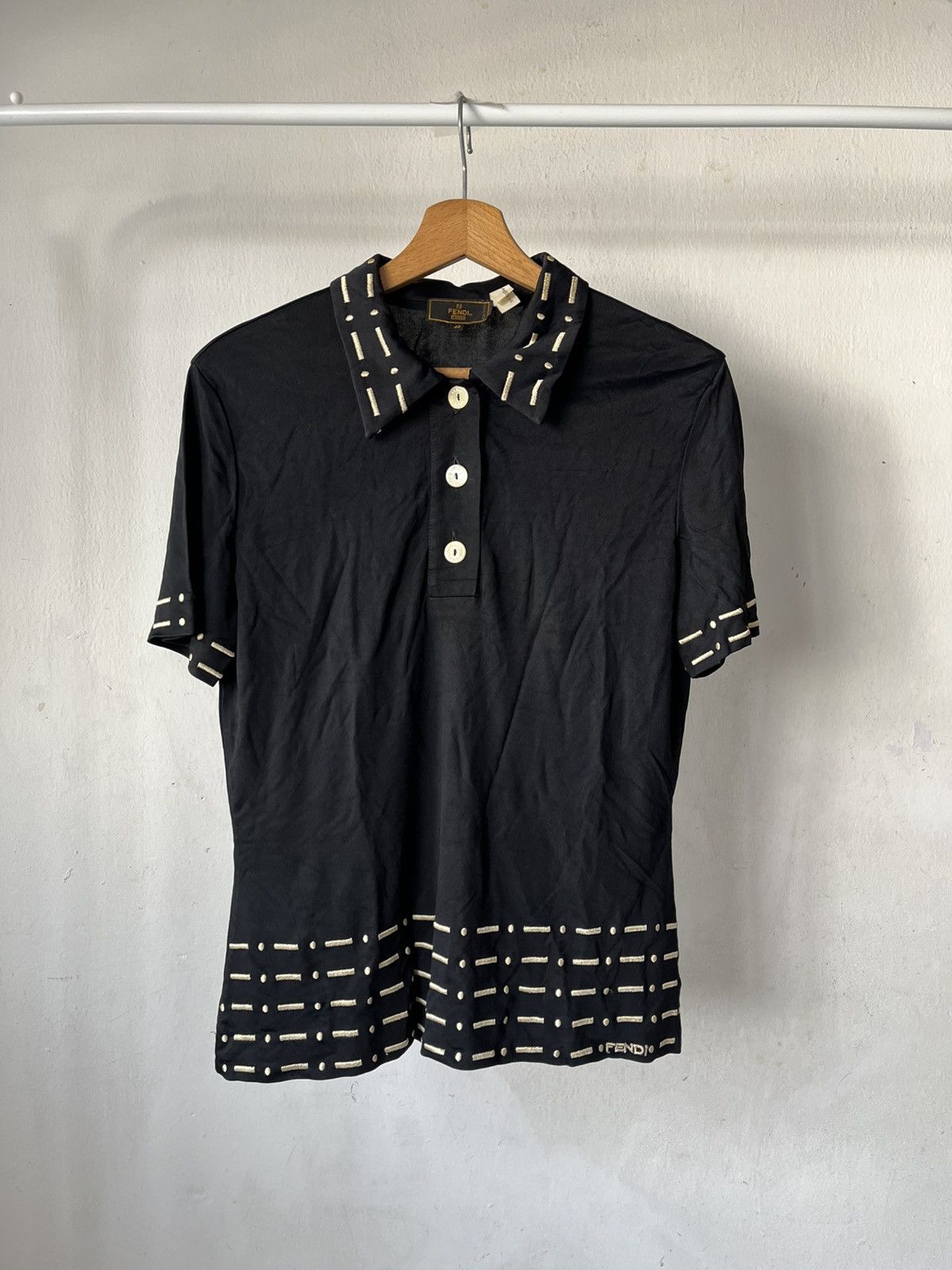 Fendi Vintage fendi maglia Size L / US 10 / IT 46 - 1 Thumbnail