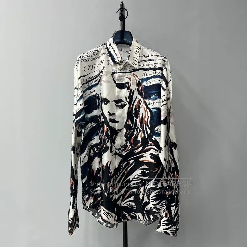 Dior Dior Size38 Collaborative graffiti shirt Size US XXS / EU 40 - 1 Thumbnail