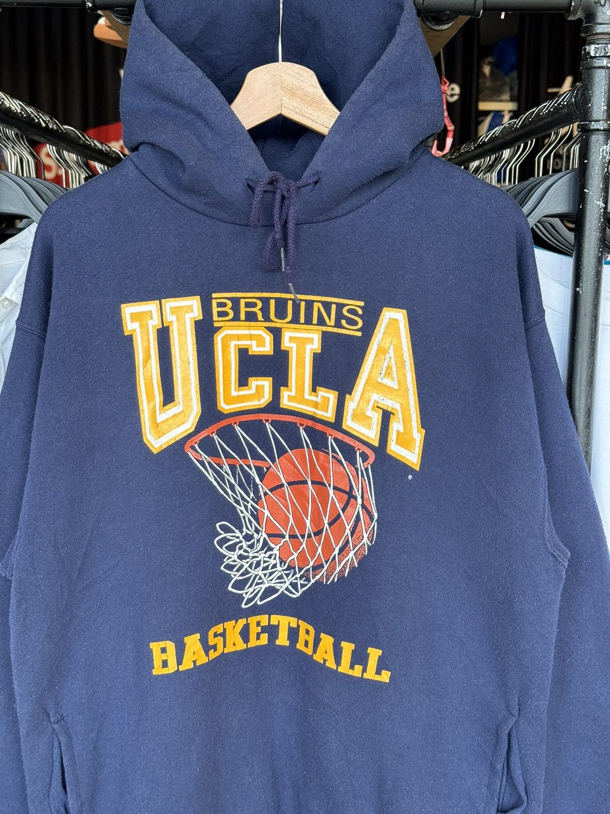 NBA Vintage Bruins UCLA Basketball Hoodies Size US L / EU 52-54 / 3 - 3 Thumbnail