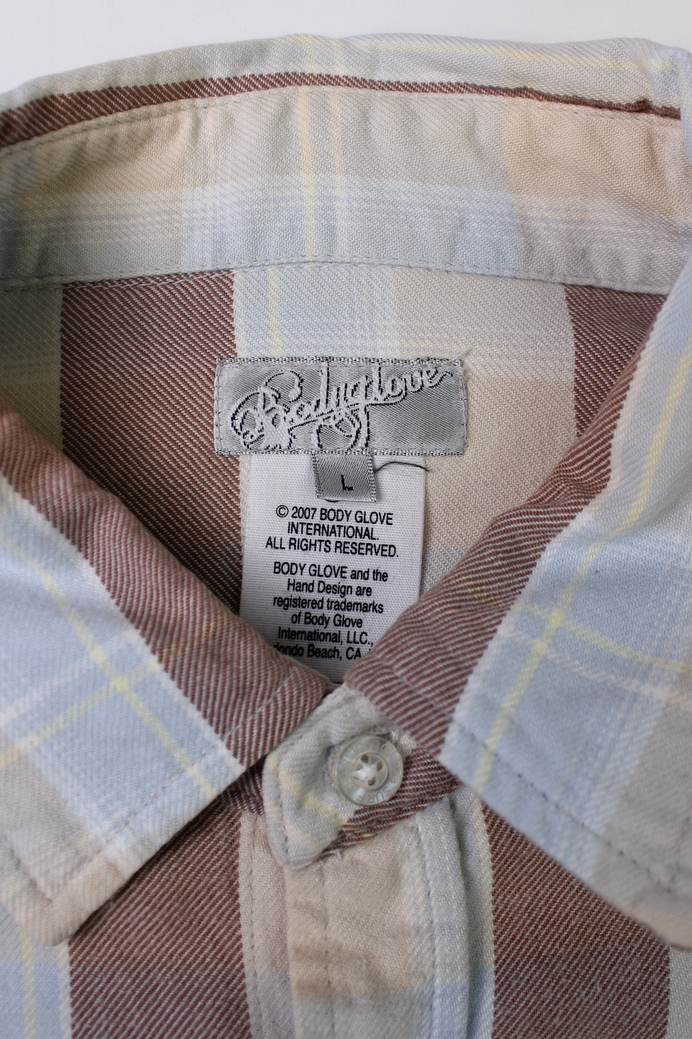 Body Glove Vintage Bodyglove Checkered Flannel Shirt Large Size US L / EU 52-54 / 3 - 4 Thumbnail