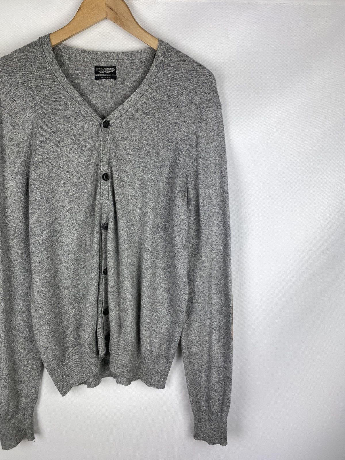 Allsaints Allsaints Elbow Patch men’s cardigan sweater size L Size US L / EU 52-54 / 3 - 3 Thumbnail