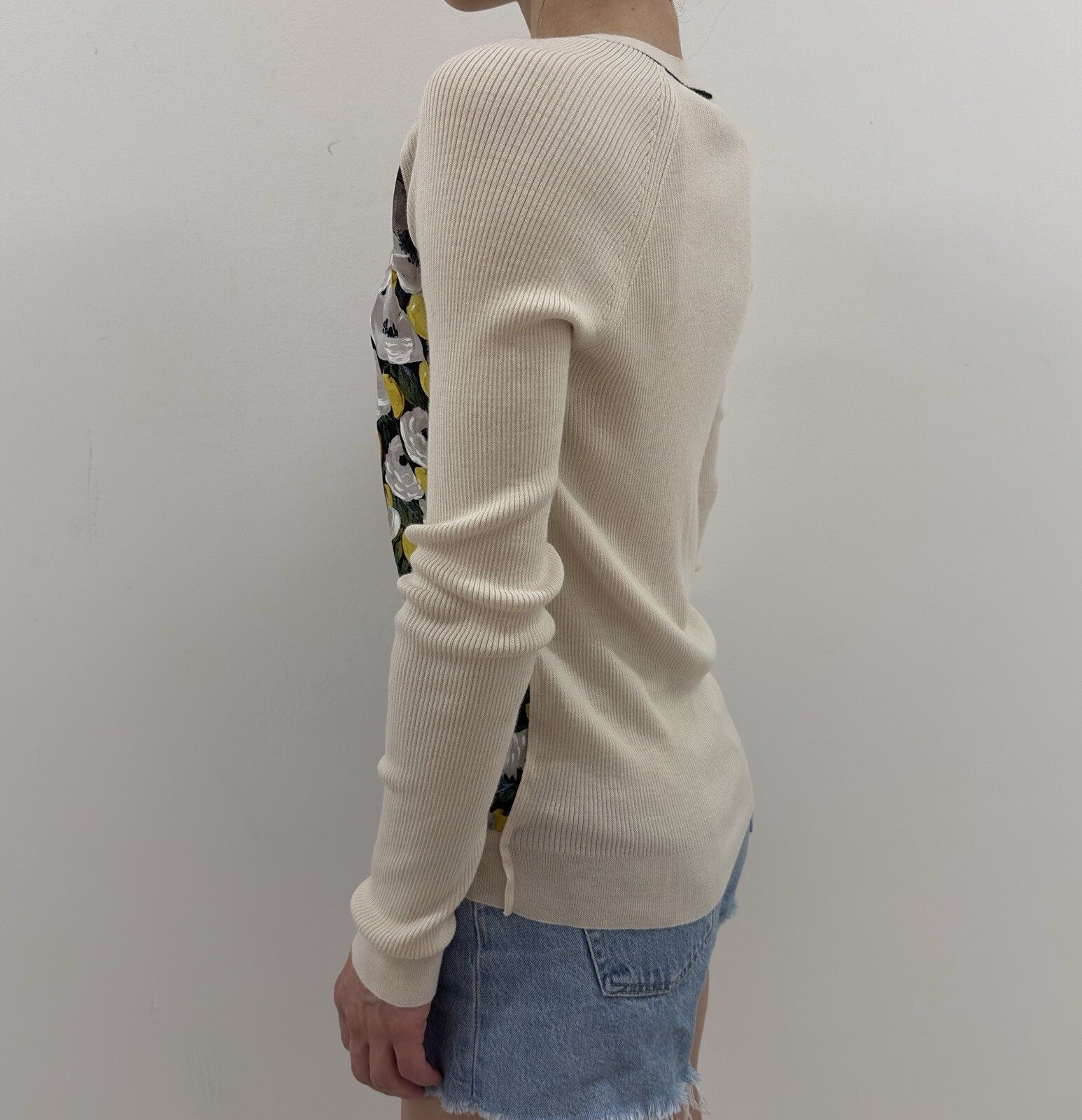 Louis Vuitton Louis Vuitton Womens Sweater Cardigan Floral Print Size S / US 4 / IT 40 - 10 Thumbnail