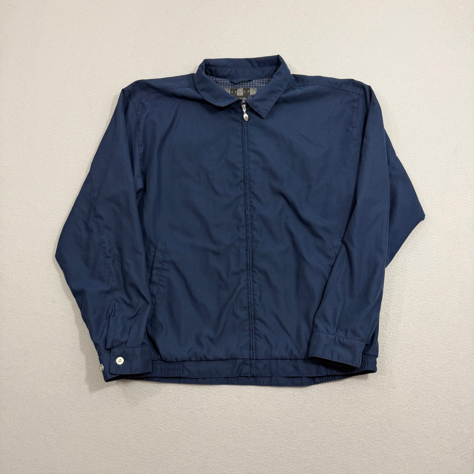 Nike Vintage Nike Golf Jacket Large Blue Full Zip Bomber 90s Size US L / EU 52-54 / 3 - 1 Thumbnail