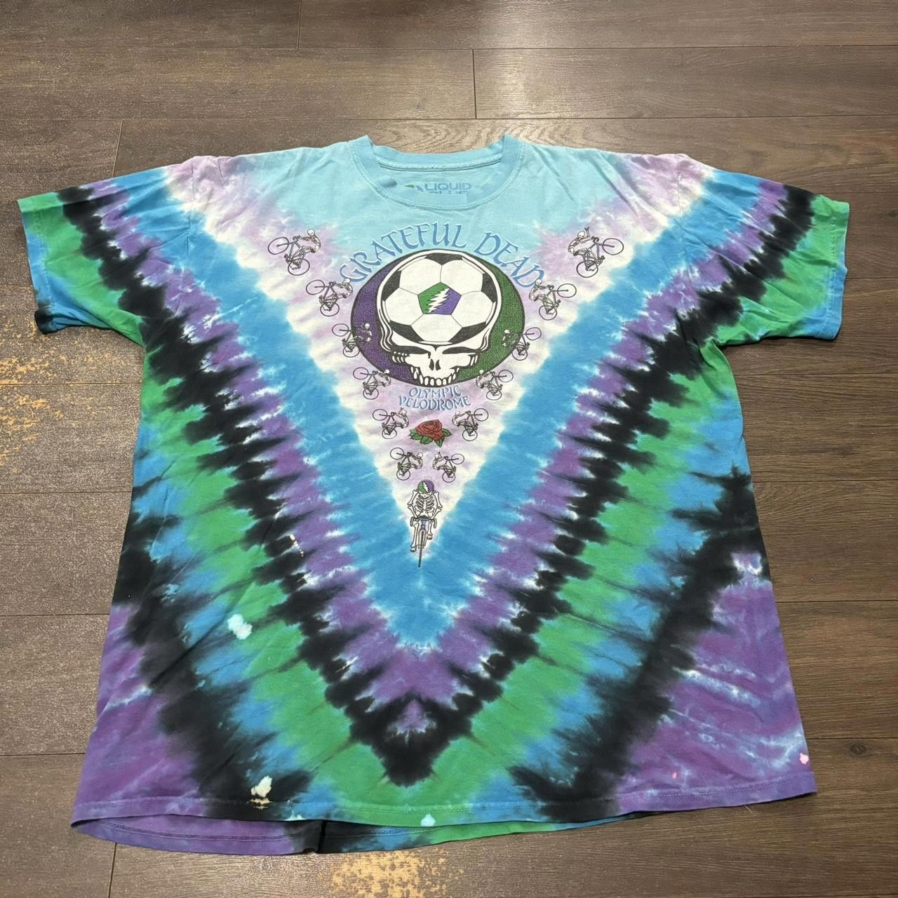 Liquid Blue grateful dead Olympic velodrome playing in the field t shirt Size US XXL / EU 58 / 5 - 3 Thumbnail