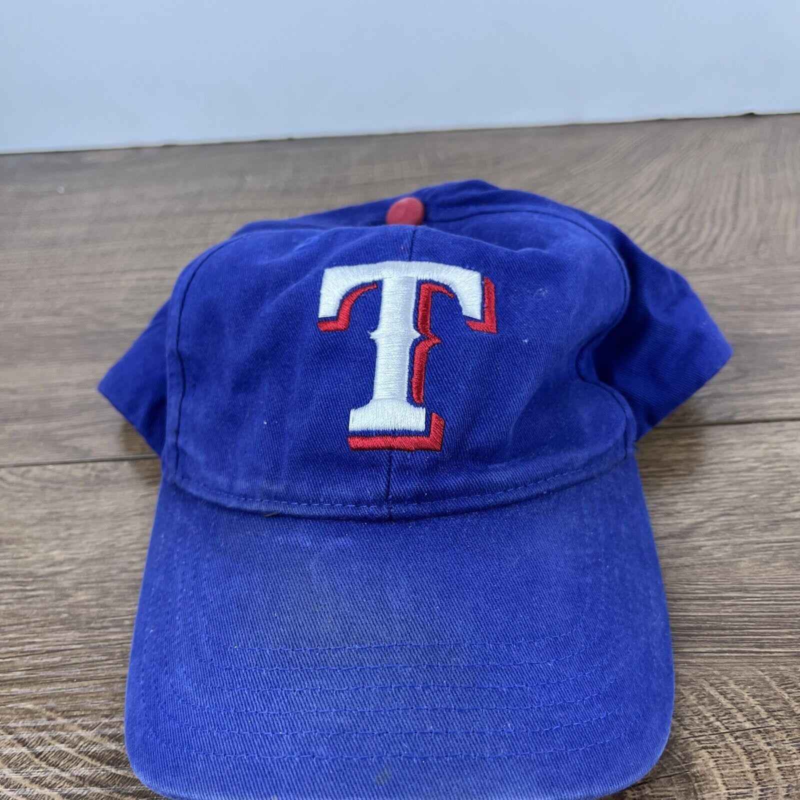 Other Texas Rangers Cap Hat Blue Texas Rangers Hat Adjustable Blue Size ONE SIZE - 4 Thumbnail