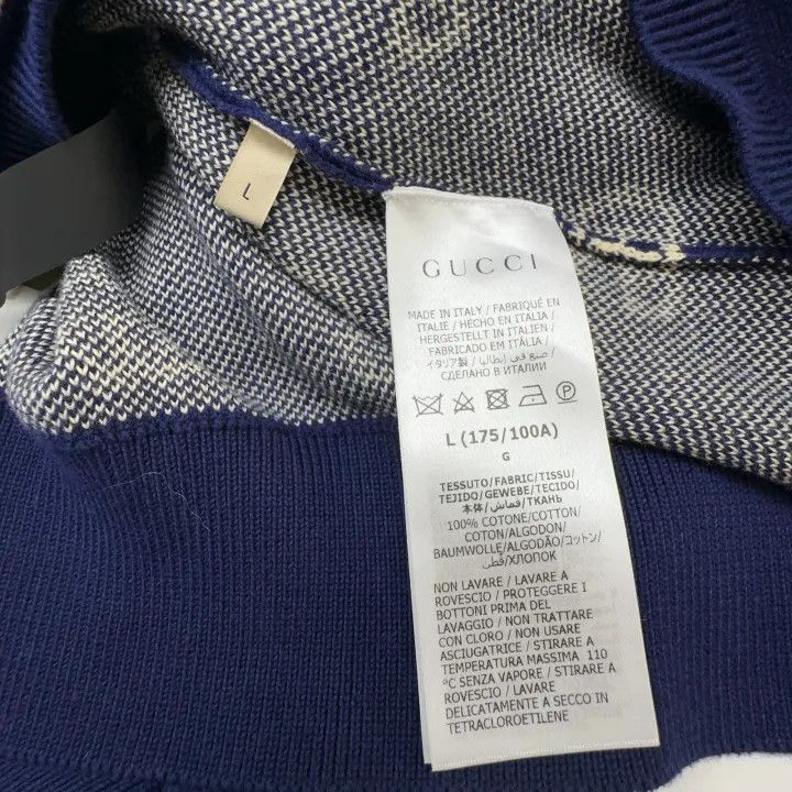 Gucci Gucci Gucci FW21 GG Print Knit Cardigan -2506 Size US L / EU 52-54 / 3 - 6 Thumbnail