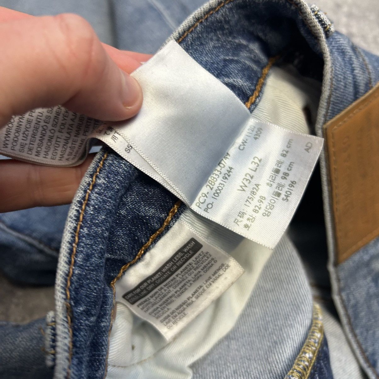 Levi's Vintage Levis 512 Blue denim Streetwear Jeans Size US 32 / EU 48 - 15 Thumbnail