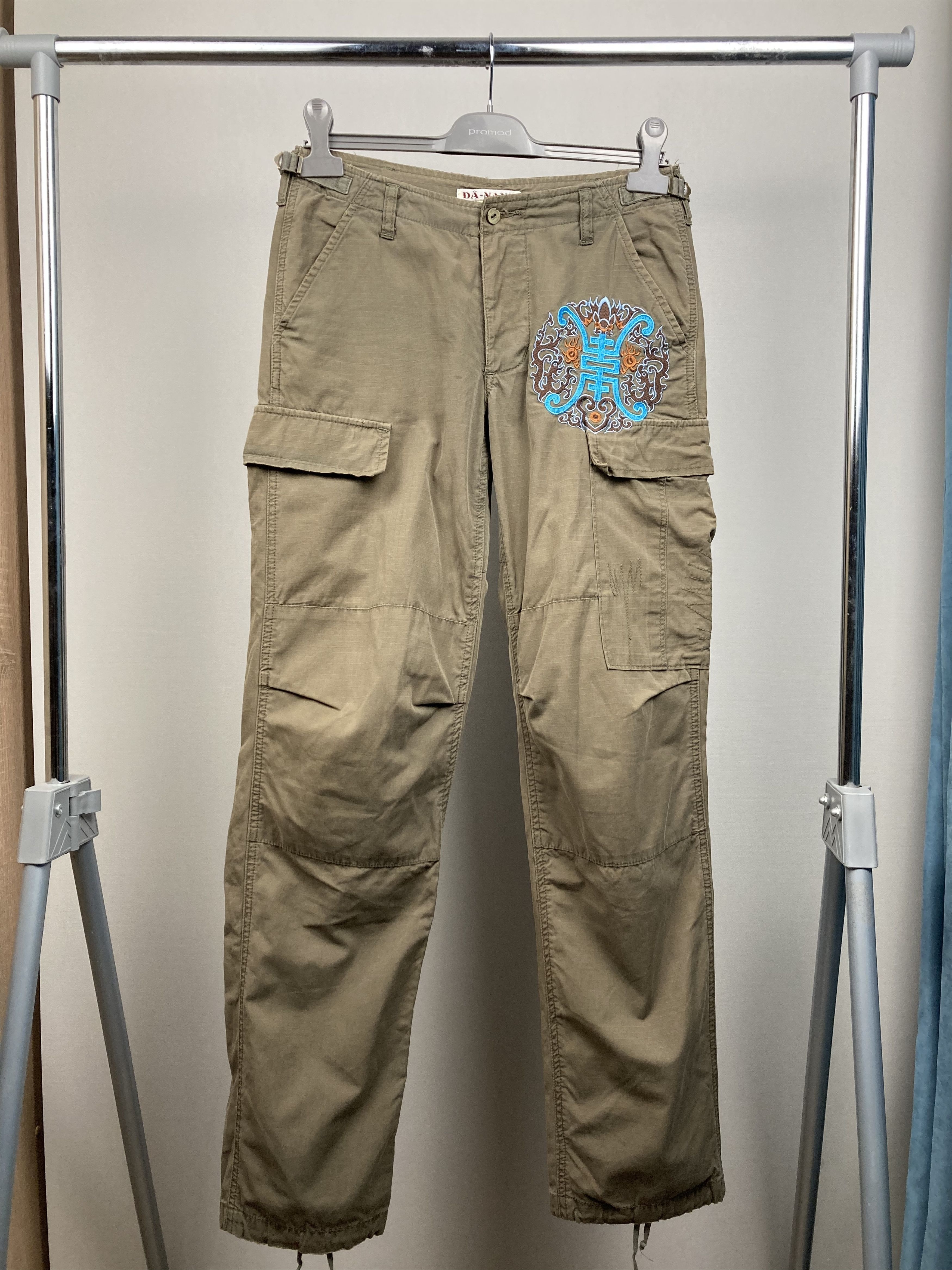 Japanese Brand 288$ RRP Da Nang Made in Hong Kong Military Cargo Pants Size 29" - 1 Thumbnail