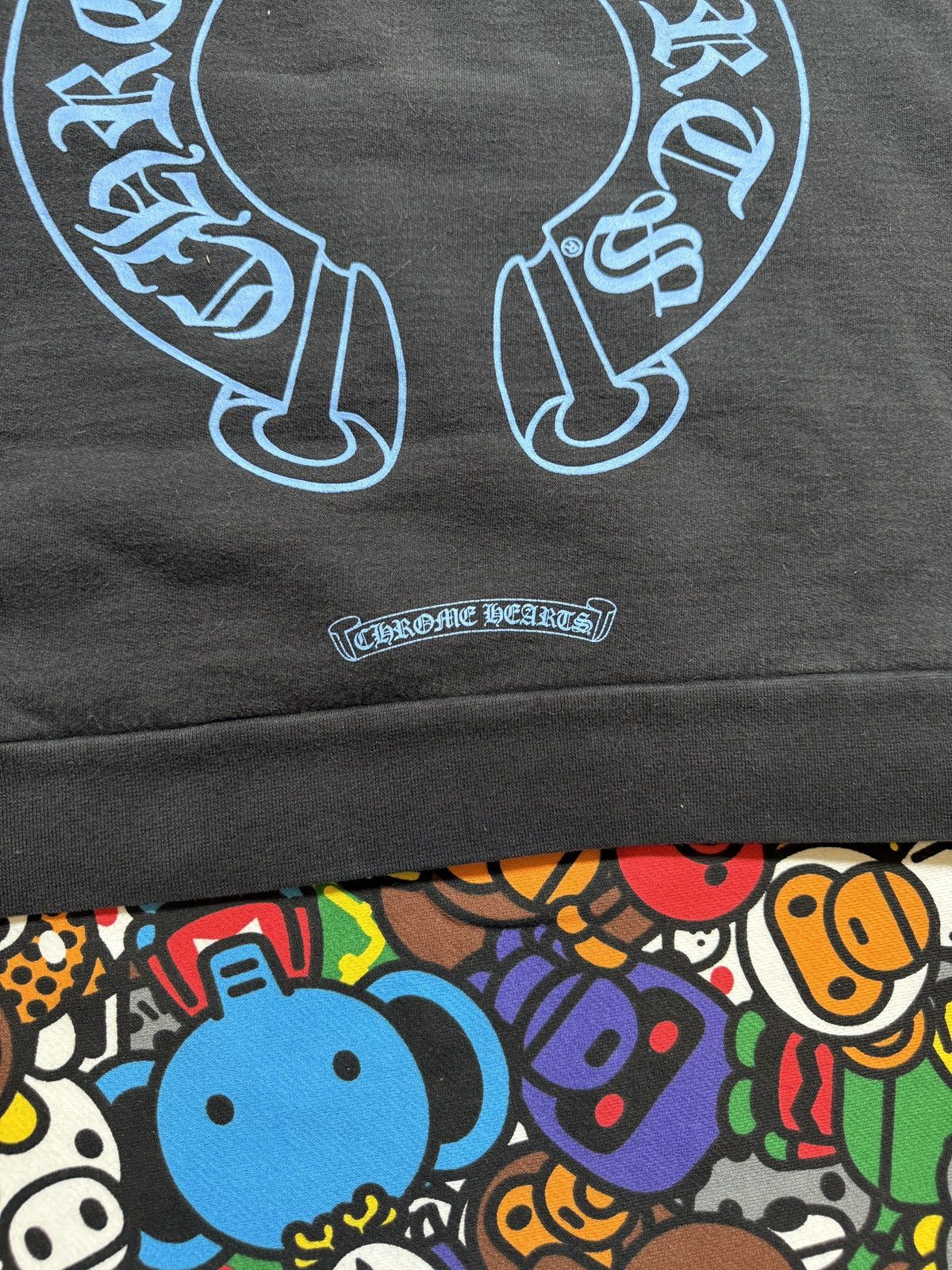 Chrome Hearts Chrome Hearts Black/Blue Online Exclusive Pullover Hoodie Size US L / EU 52-54 / 3 - 14 Thumbnail