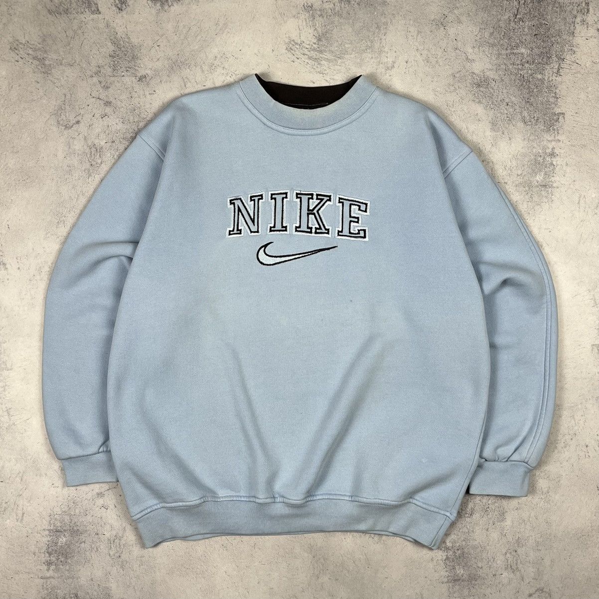 Nike Vintage Nike embroidered big logo bootleg sweatshirt 90’s Size US M / EU 48-50 / 2 - 2 Thumbnail