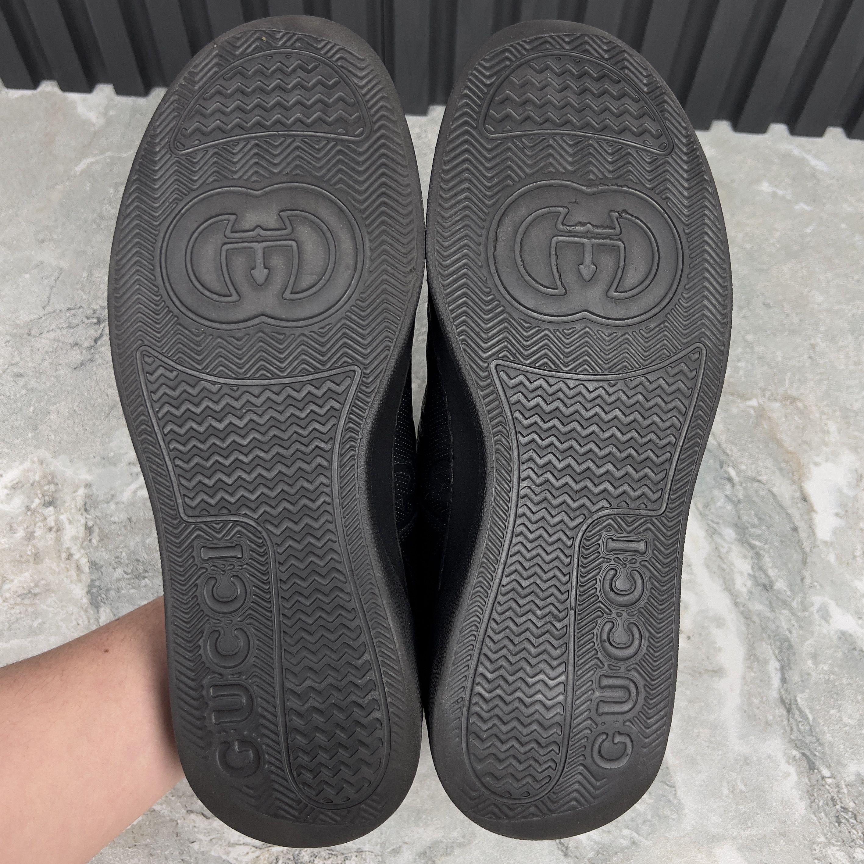 Gucci Gucci Chunky GG Embossed Logo Trainer Sneaker Leather Size US 9.5 / EU 42-43 - 11 Thumbnail