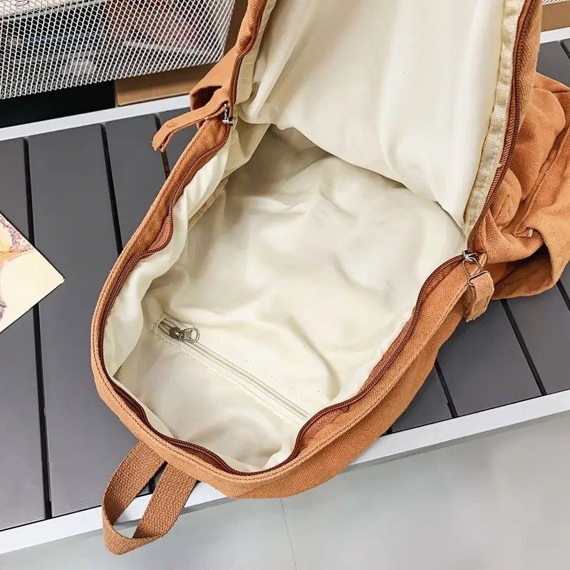 Japanese Brand Solid Color Backpack Size ONE SIZE - 4 Thumbnail