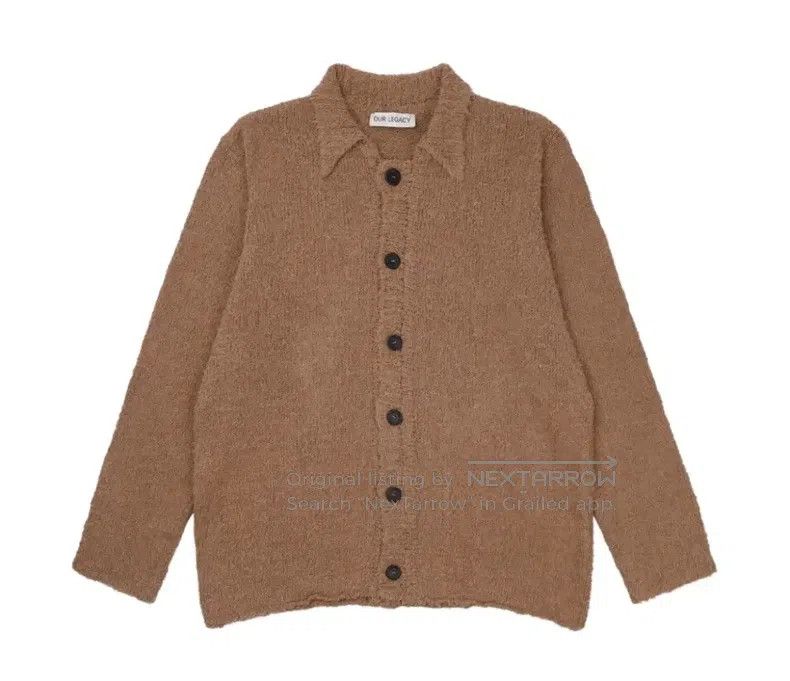 Our Legacy Our Legacy Plus Size Cardigan Caramel Cloud Cotton Size US M / EU 48-50 / 2 - 1 Thumbnail