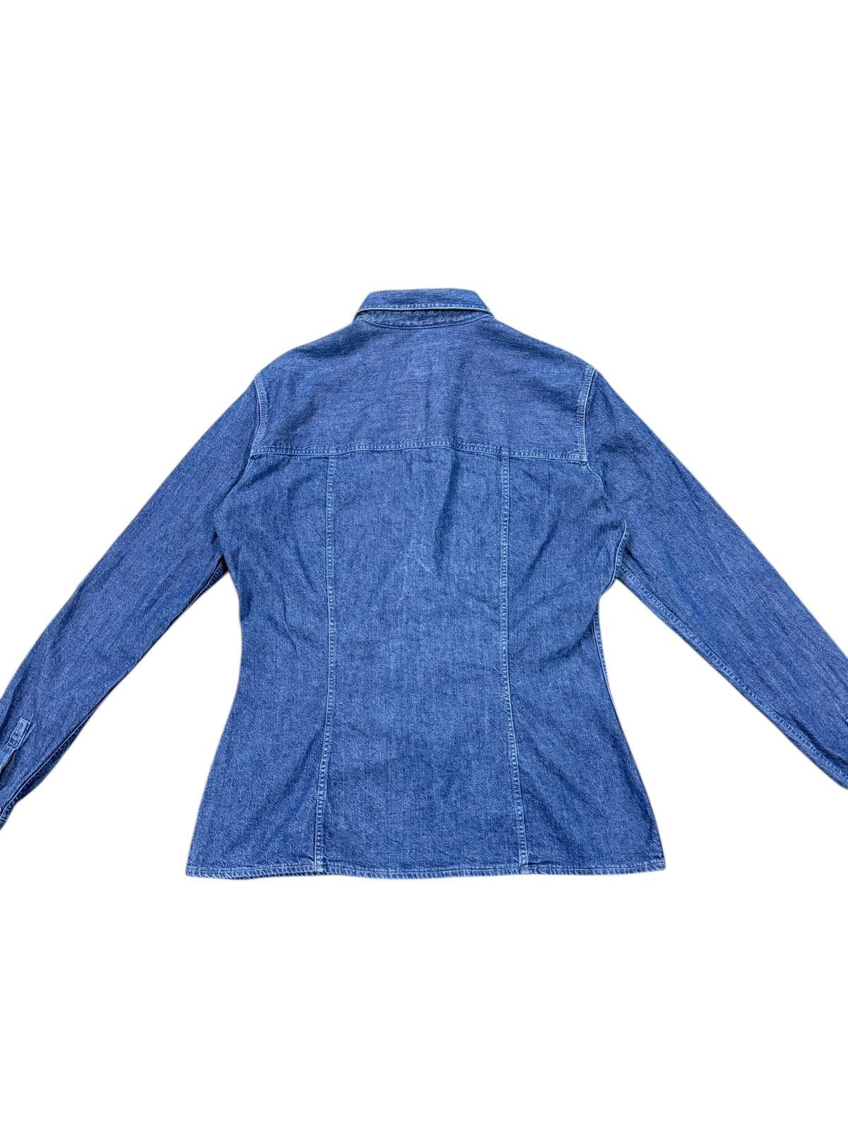 Versace RARE VERSACE WESTERN DENIM SHIRT Size S / US 4 / IT 40 - 9 Thumbnail