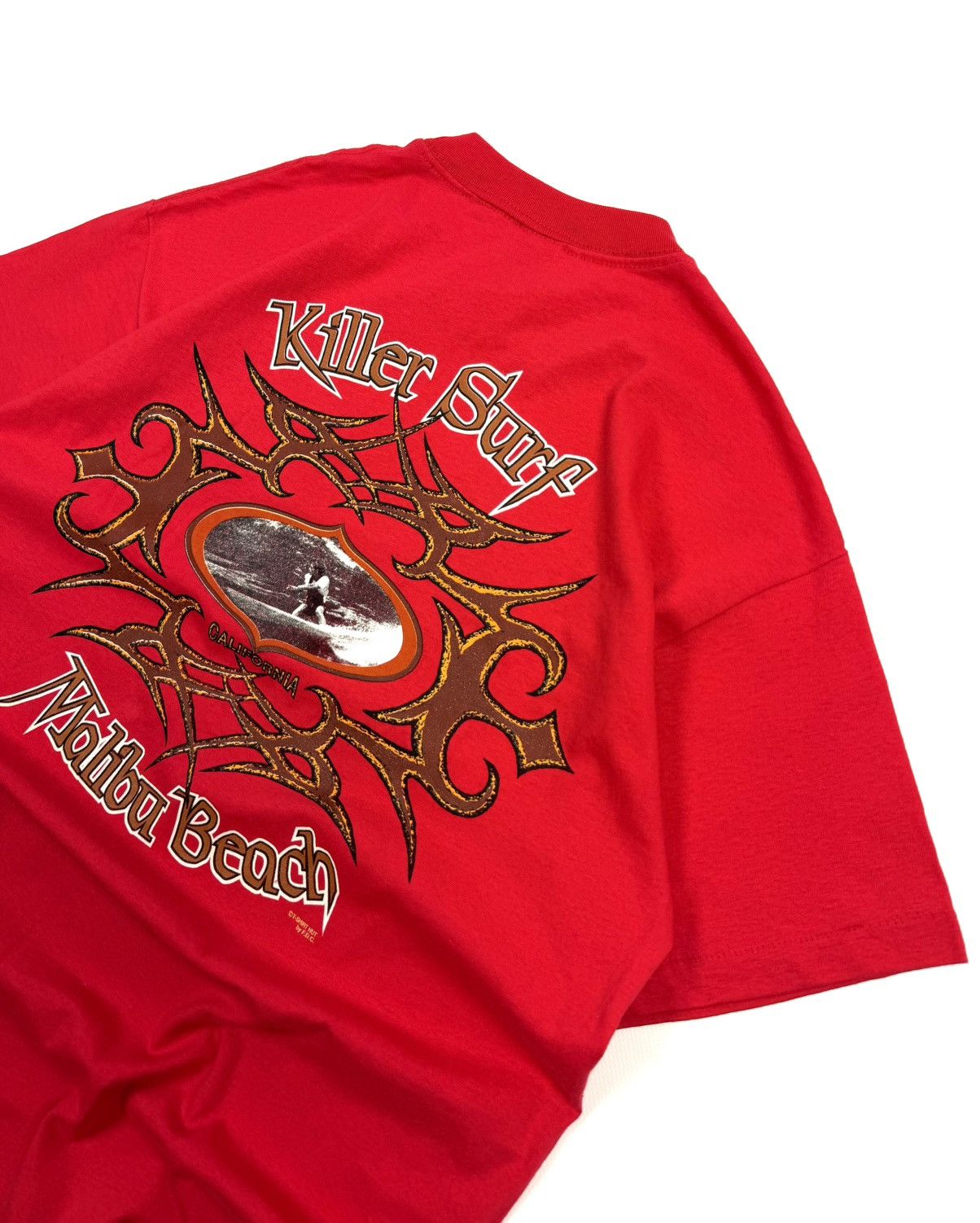 Riddell vintage Y2K Riddell Killer Surf Tee L Red Single Stitch 90s Size US L / EU 52-54 / 3 - 8 Thumbnail