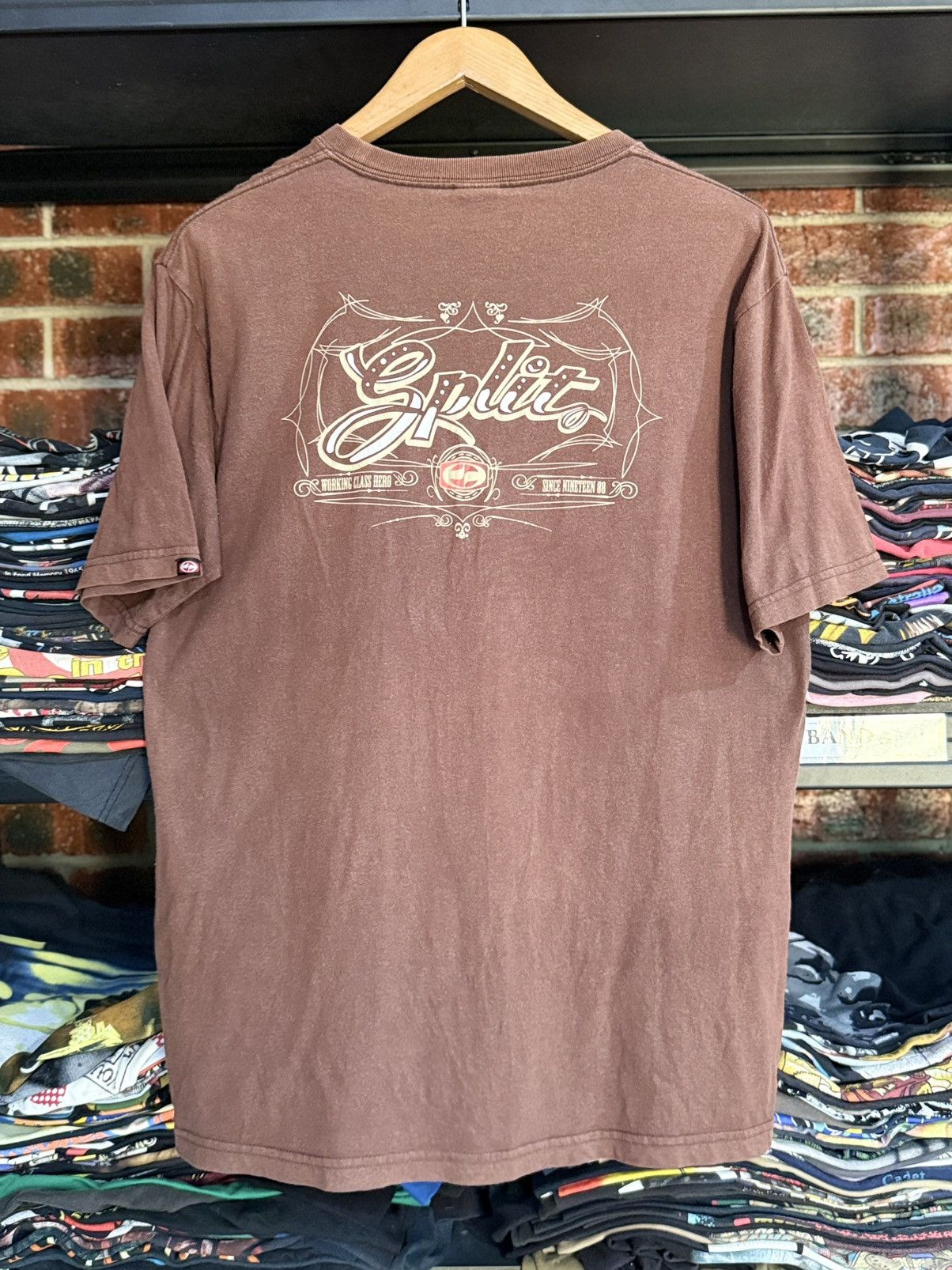 Girl Skateboards × Sex Skateboards × Vintage Vintage Split Skateboard Working Class Hero Faded Tee Size US L / EU 52-54 / 3 - 1 Thumbnail