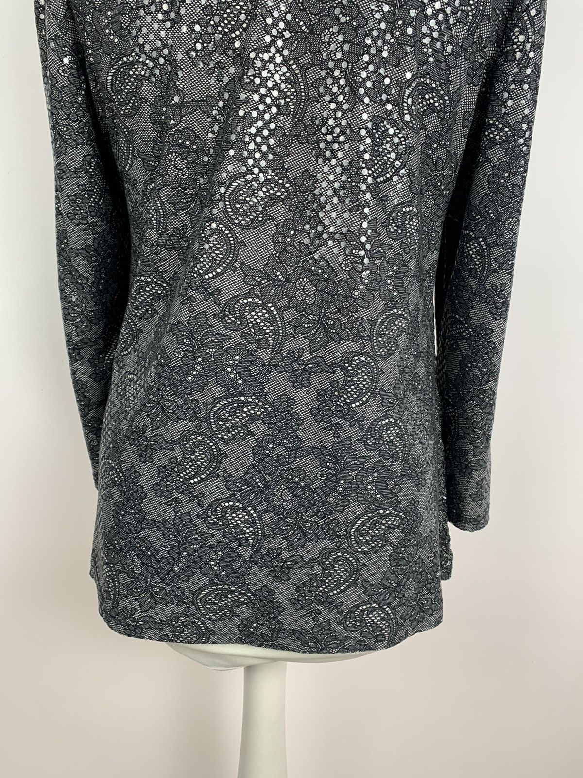 Joseph Ribkoff Joseph Ribkoff Rhinestone Snake Style Top Long Sleeve Sz 20 Size 3XL / US 20-22 - 6 Thumbnail