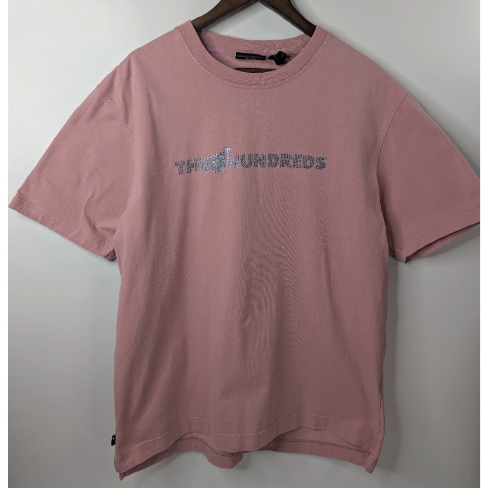 The Hundreds The Hundreds Pink Rhinestone Logo Crewneck Shirt XL Men Short Sleeve Crew Neck Tee Size US XL / EU 56 / 4 - 3 Thumbnail