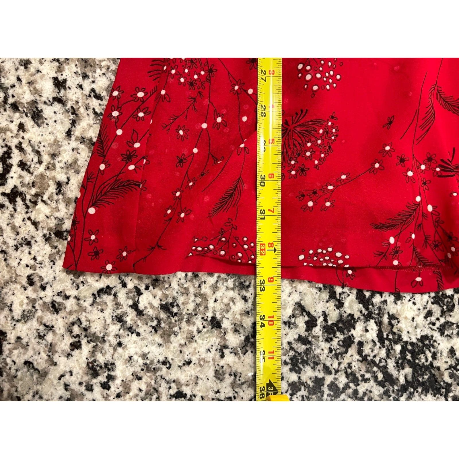 Madewell Madewell Dress Hazelwood Wrap Front Red Mini Windswept Floral Sz 0 Size XS / US 0-2 / IT 36-38 - 7 Thumbnail